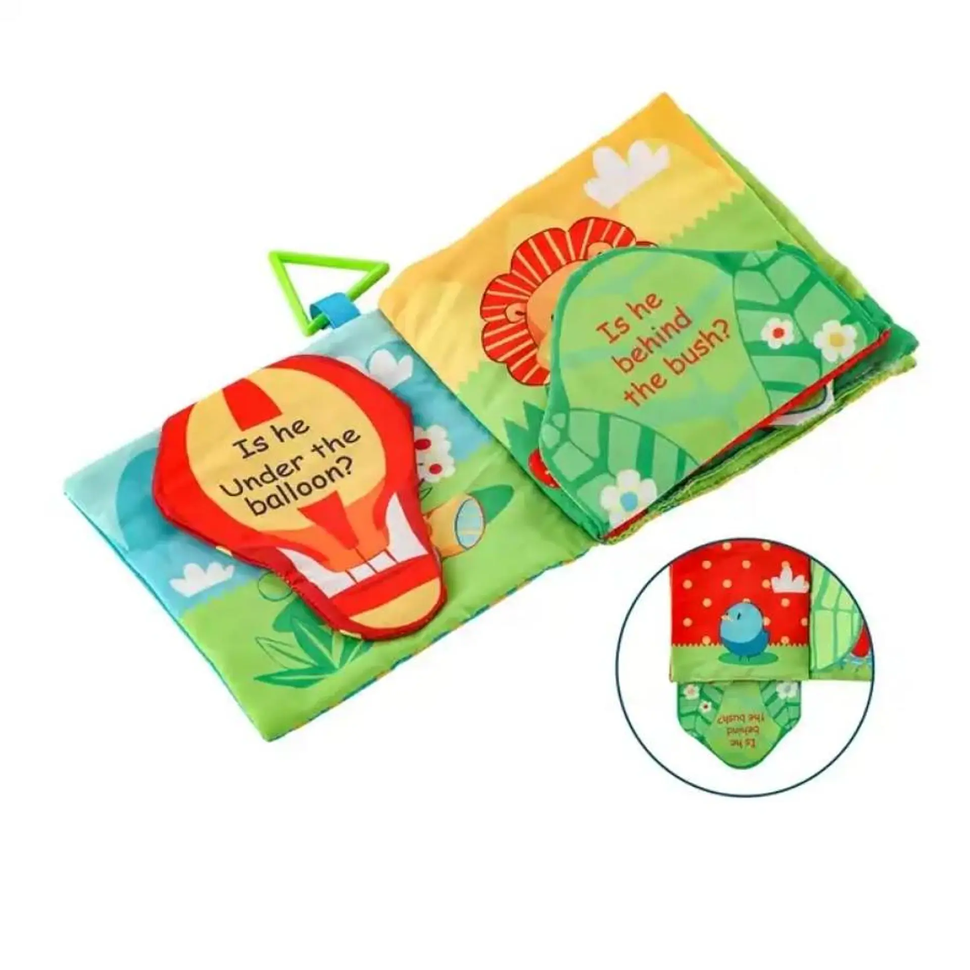 Libro Sensorial Estimulacion Con Colas 3D Tela Elefante 4