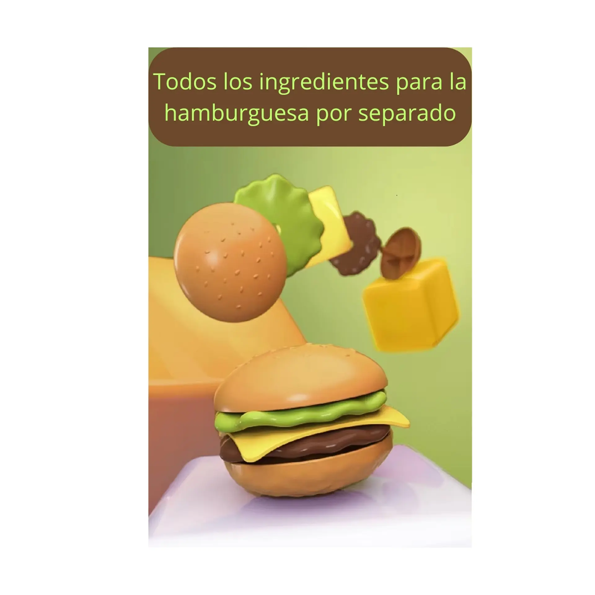 Supermercado Juguete Cocina De Comida Rapida Luz y sonido 9