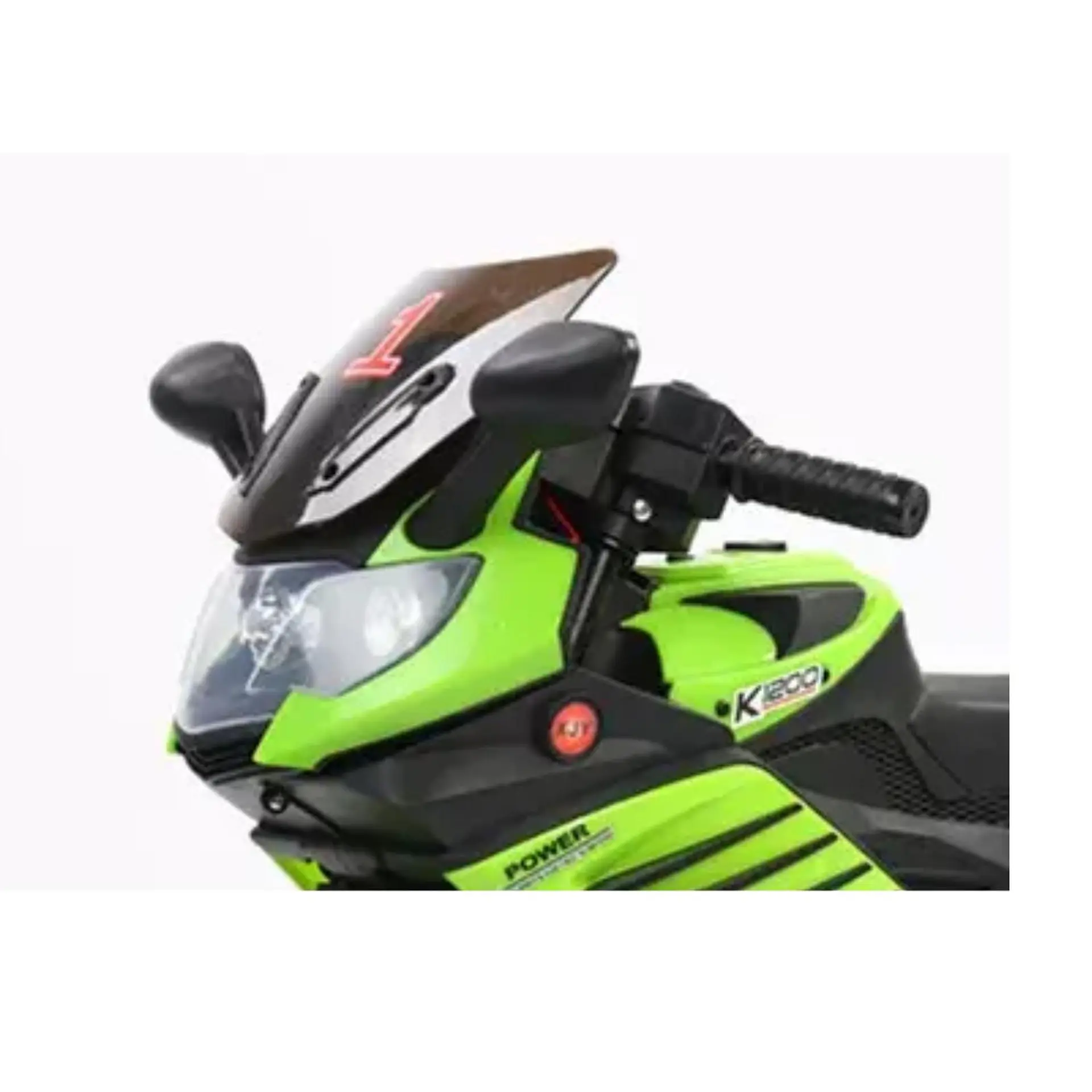 Moto 3 Ruedas Niño Auto Juguete Antivuelco Luz Sonido Verde 3