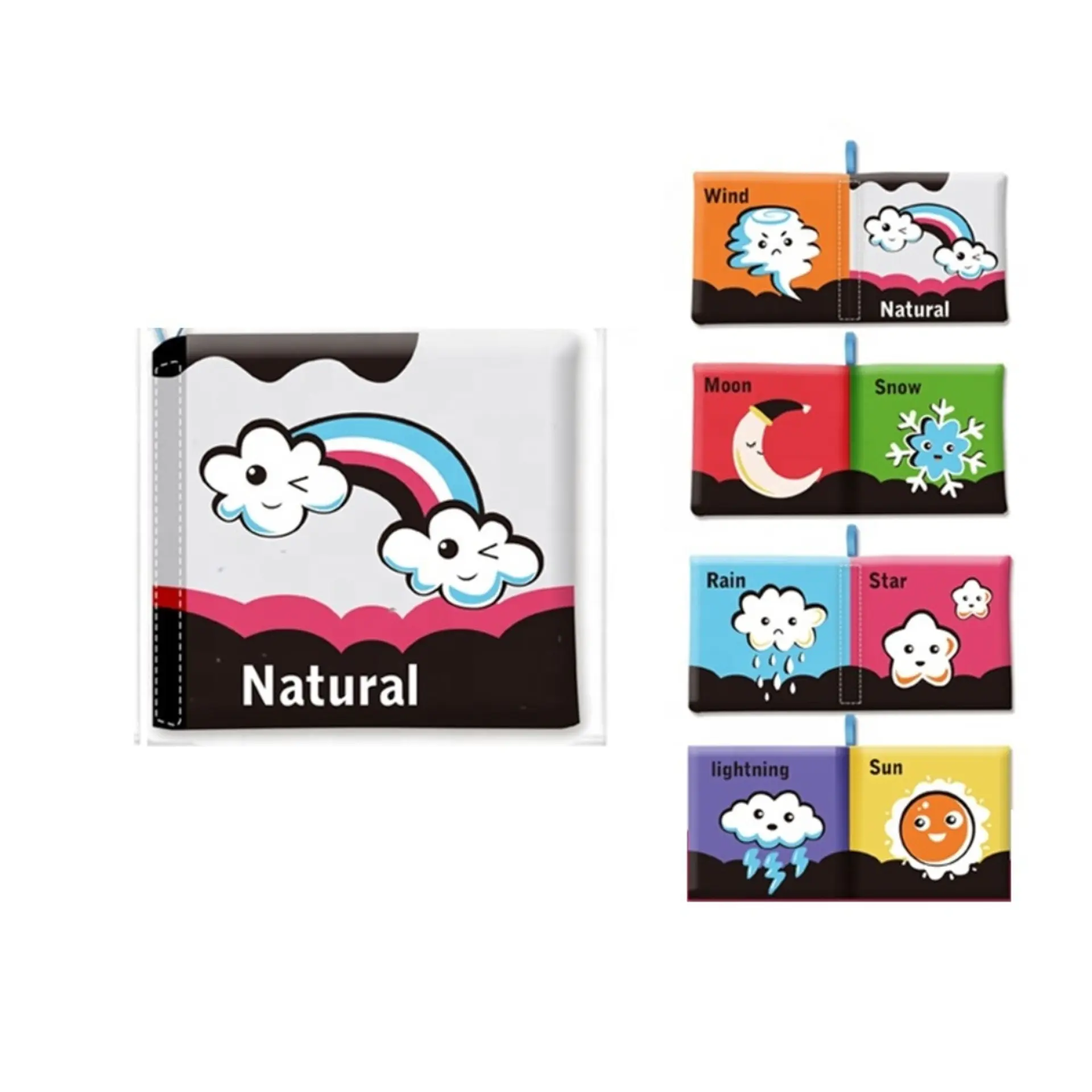 Pack 3 Libro Sensorial Estimulacion Cognitivo Alto Contraste 2