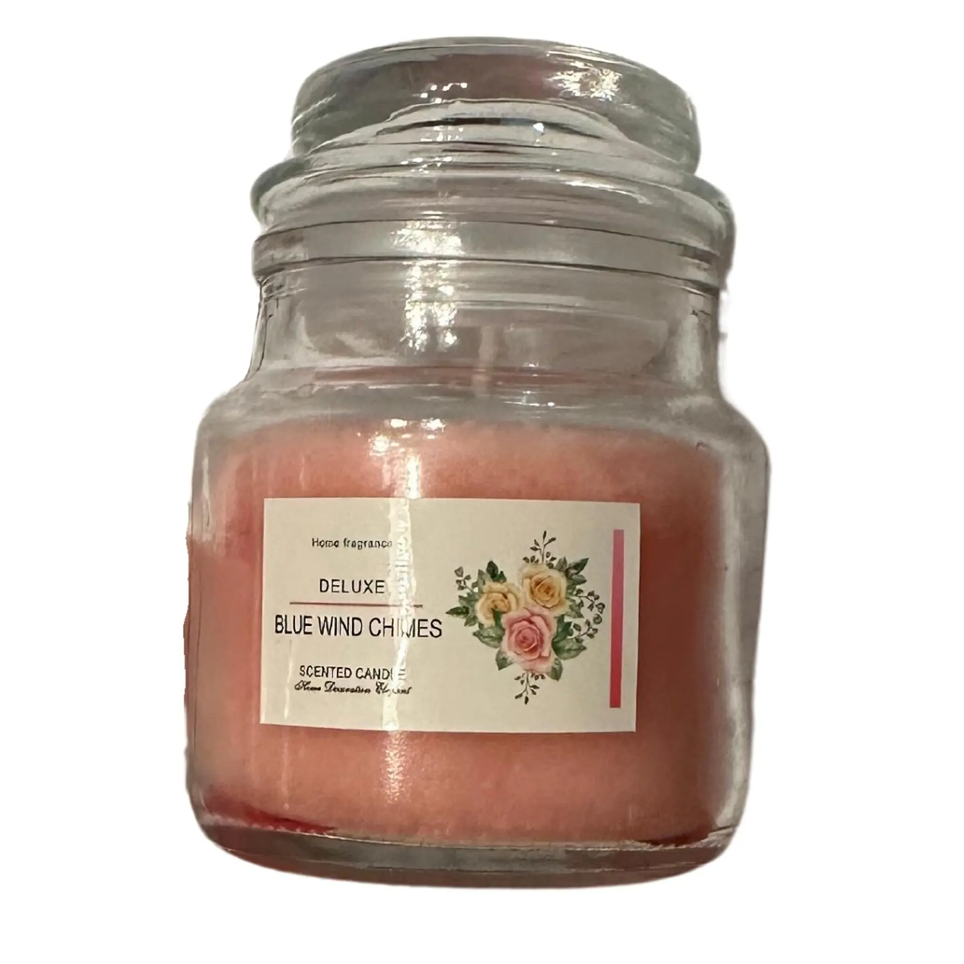Vela Aromatica Blue Wind Tapa Vidrio Mejora el Sueño 1