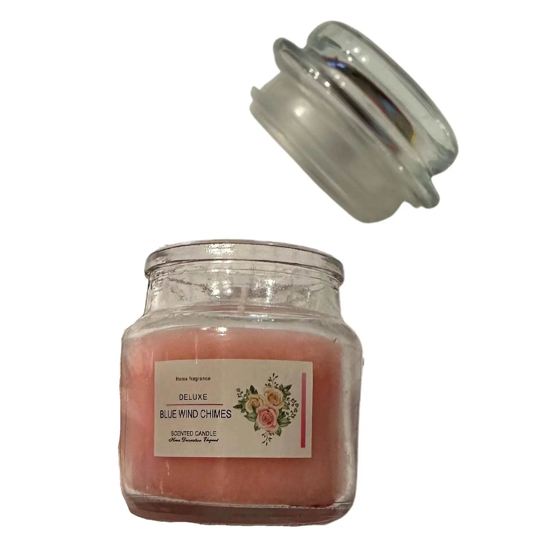 Vela Aromatica Blue Wind Tapa Vidrio Mejora el Sueño 2