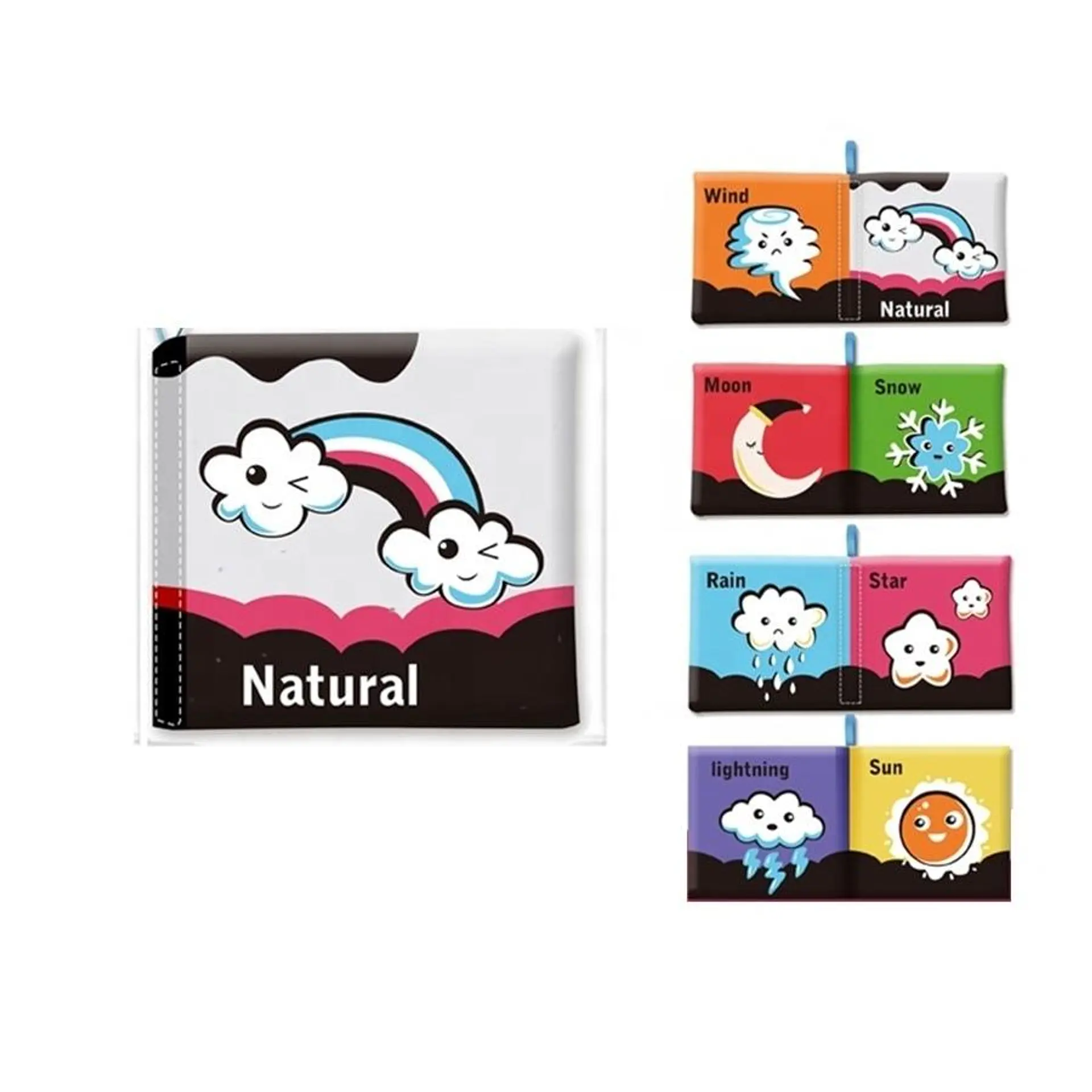 Pack 4 Libro Sensorial Estimulacion Cognitivo Alto Contraste 3