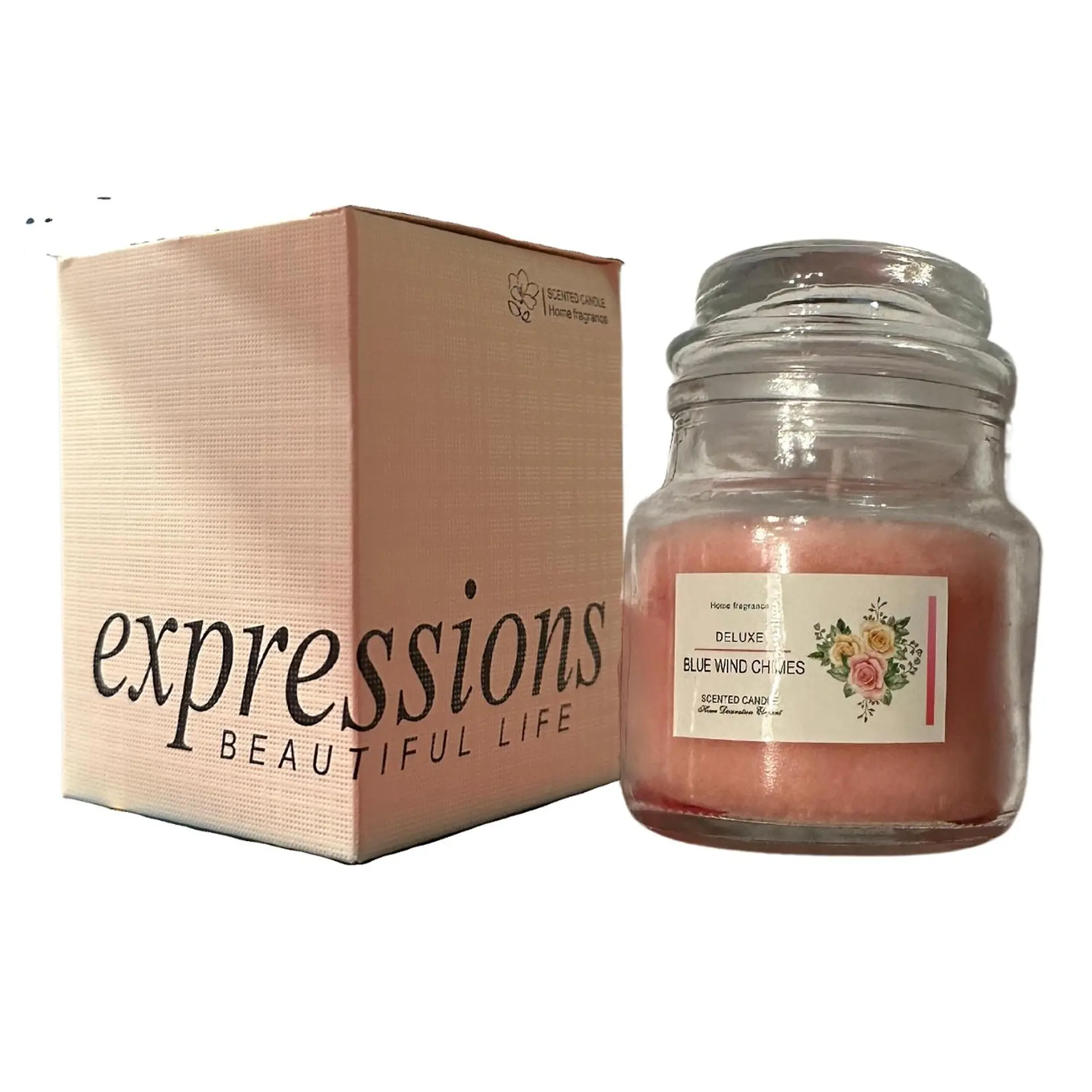 Vela Aromatica Blue Wind Tapa Vidrio Mejora el Sueño 3