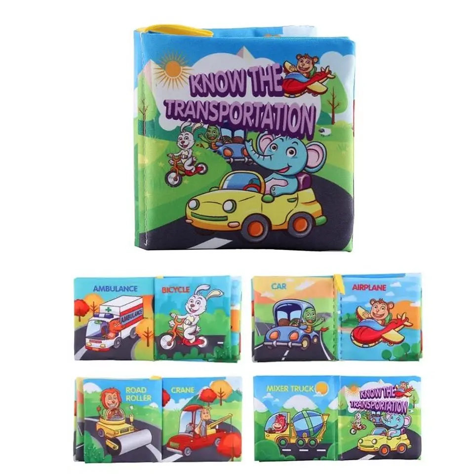Pack 6 Libro Sensorial Estimulacion Cognitivo Tela 4