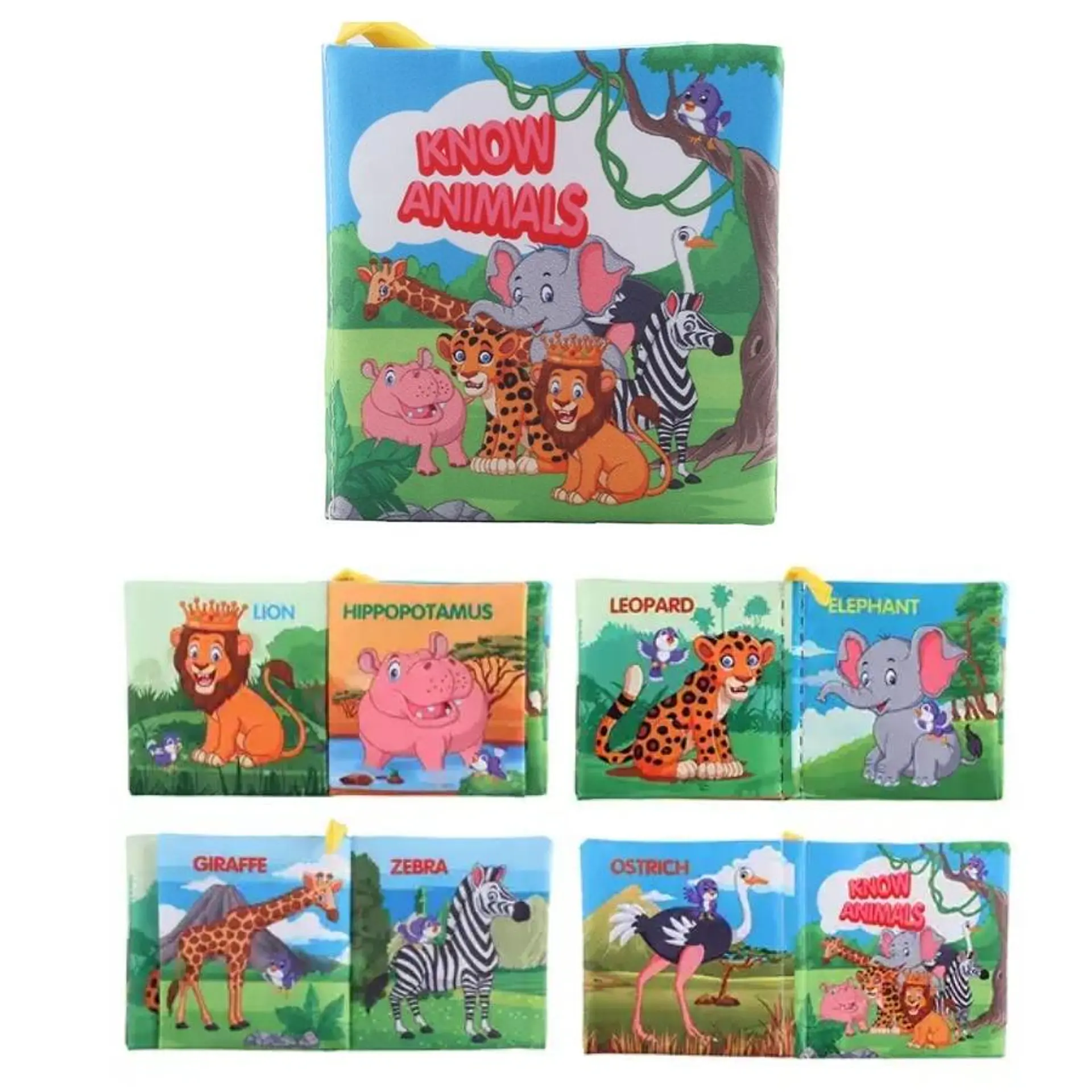 Pack 6 Libro Sensorial Estimulacion Cognitivo Tela 7