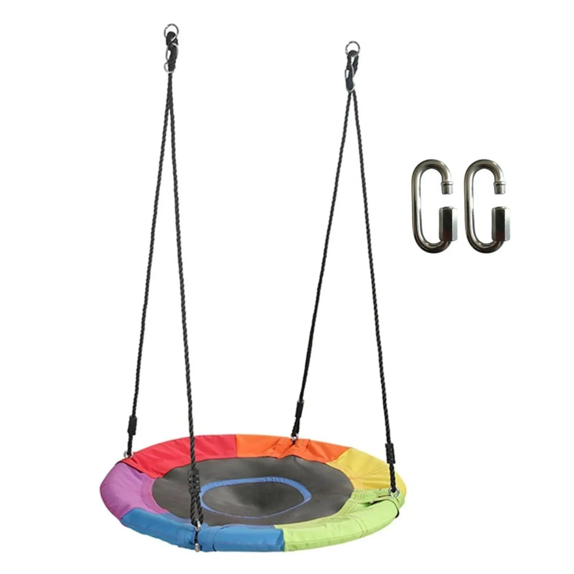 Columpio Redondo Patio Incluye Accesorios Silla Mecedora 2