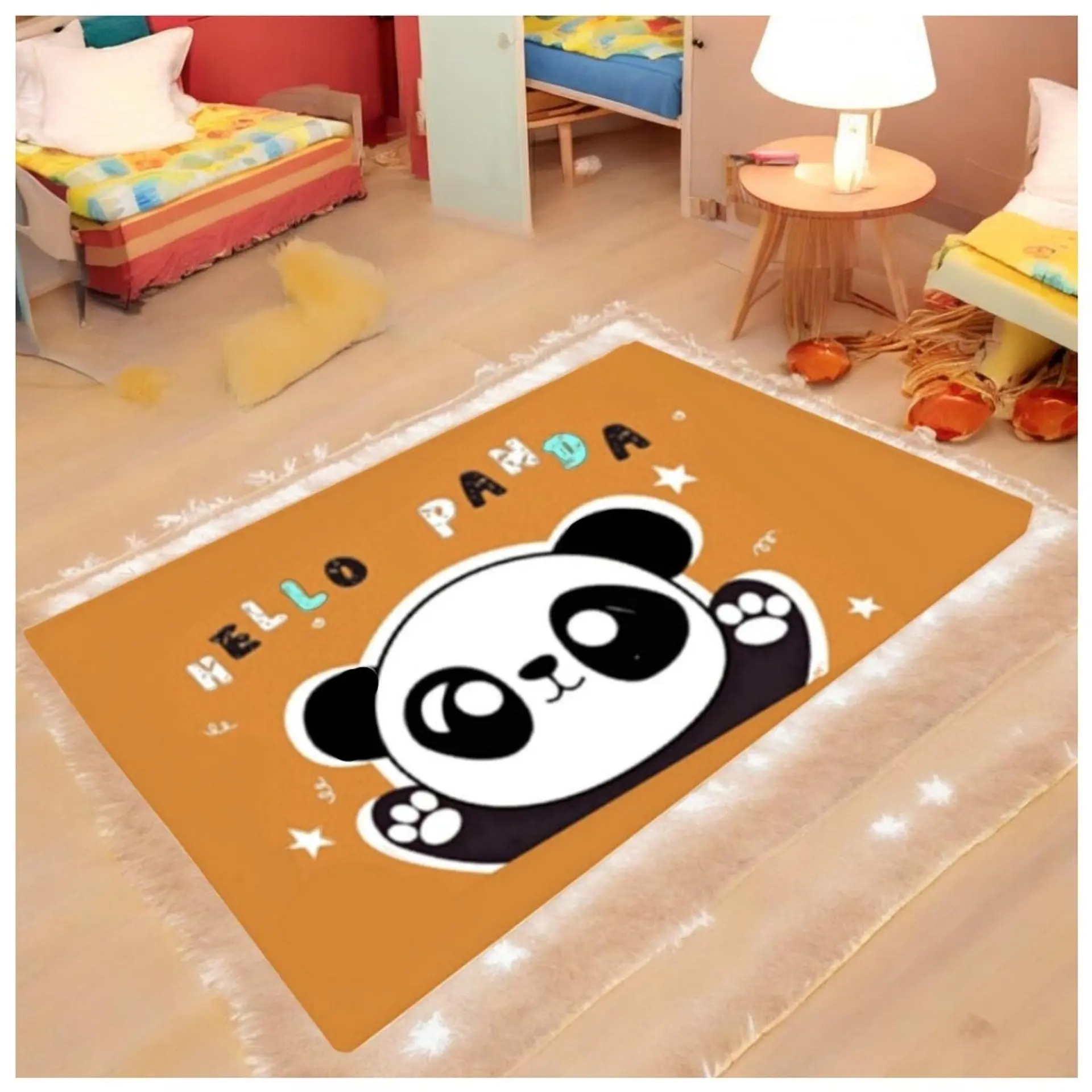 Alfombra Infantil Estampada 80x120 cm Panda 1
