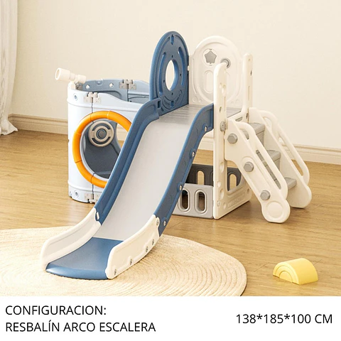 Juego Resbalin Infantil Con Telescopio Pirate Ship Azul