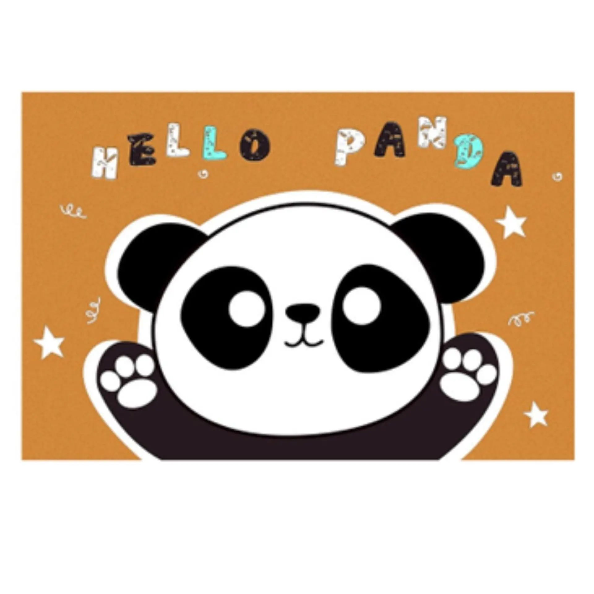 Alfombra Infantil Estampada 80x120 cm Panda 3