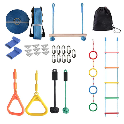 Juego Carrera Ninja Warrior 7 Obstaculos Slackline