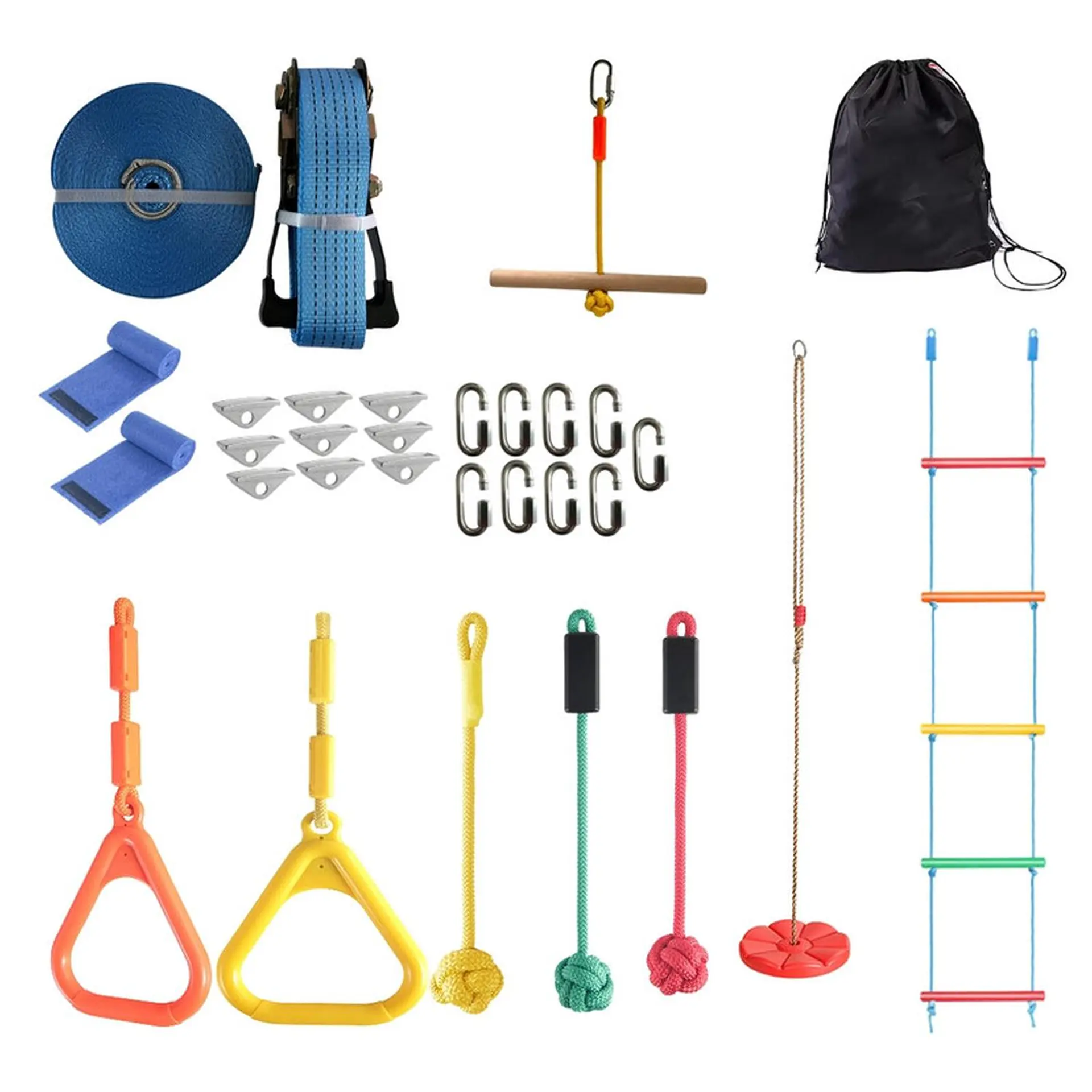 Juego Ninja Warrior 8 Obstaculos Carrera Slackline 1