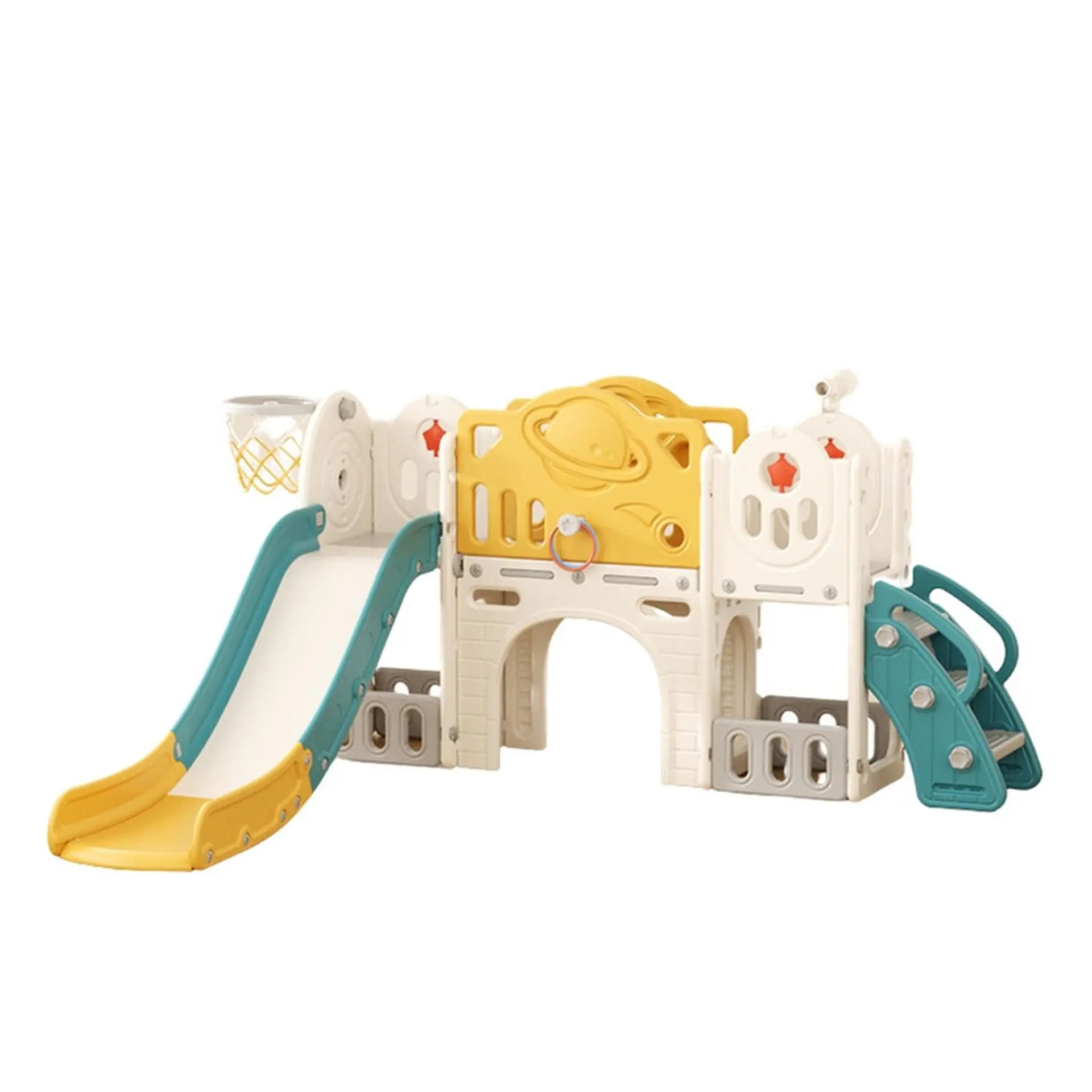 Juego Resbalin Tobogan Aro Basket Telescopio Rocket 1