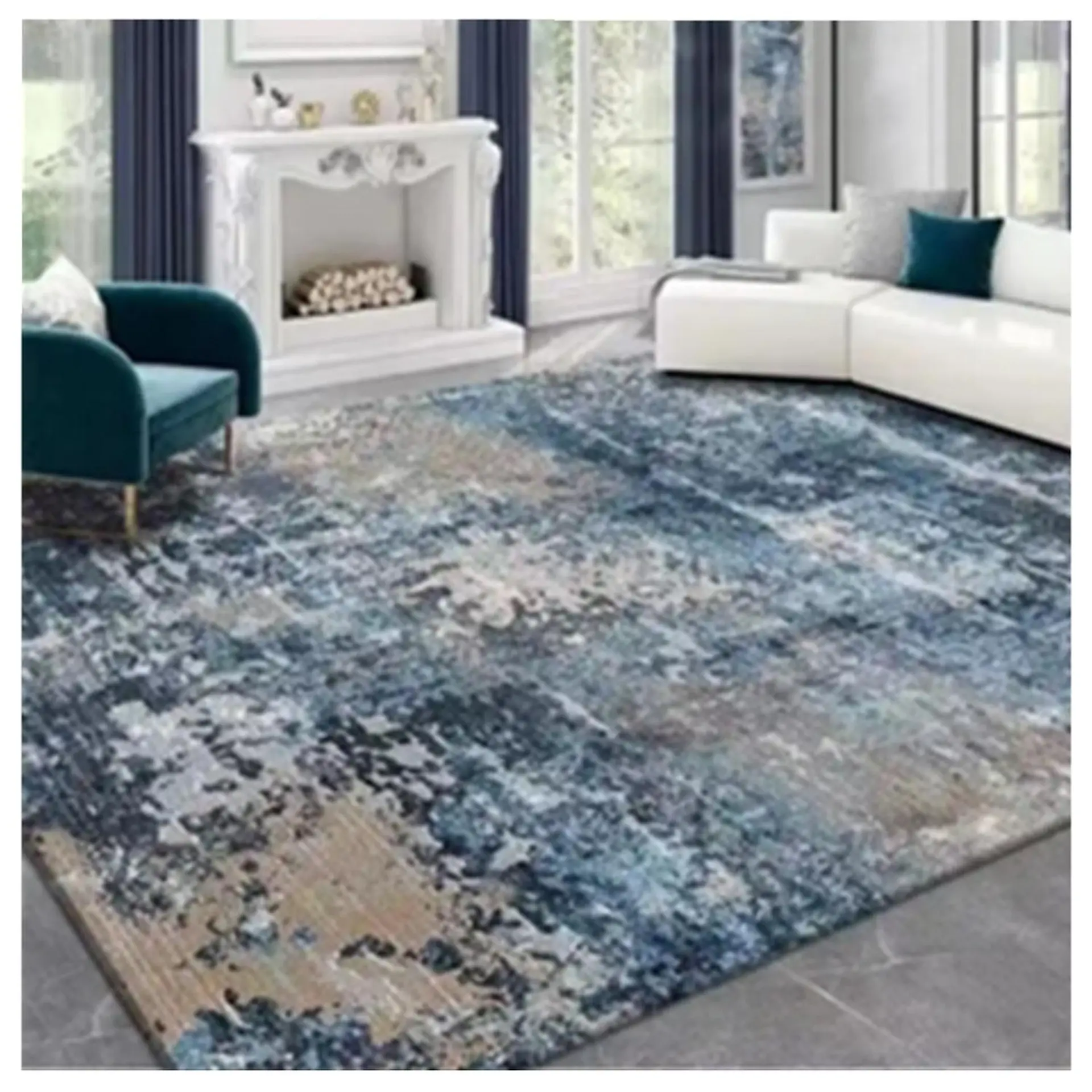 Alfombra Living Estampada 120X160 cm Trevi 1