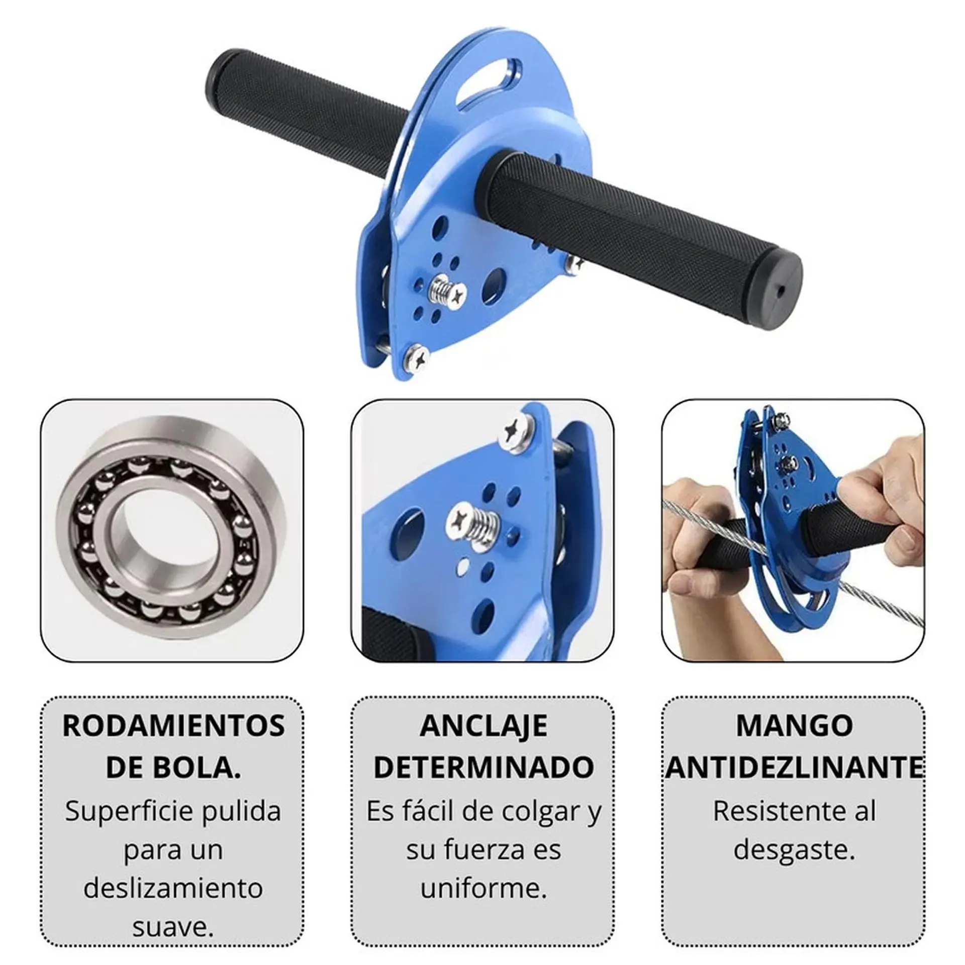 Tirolesa 30m Con Freno Juego Zipline Kit Tirolina Canopy 6