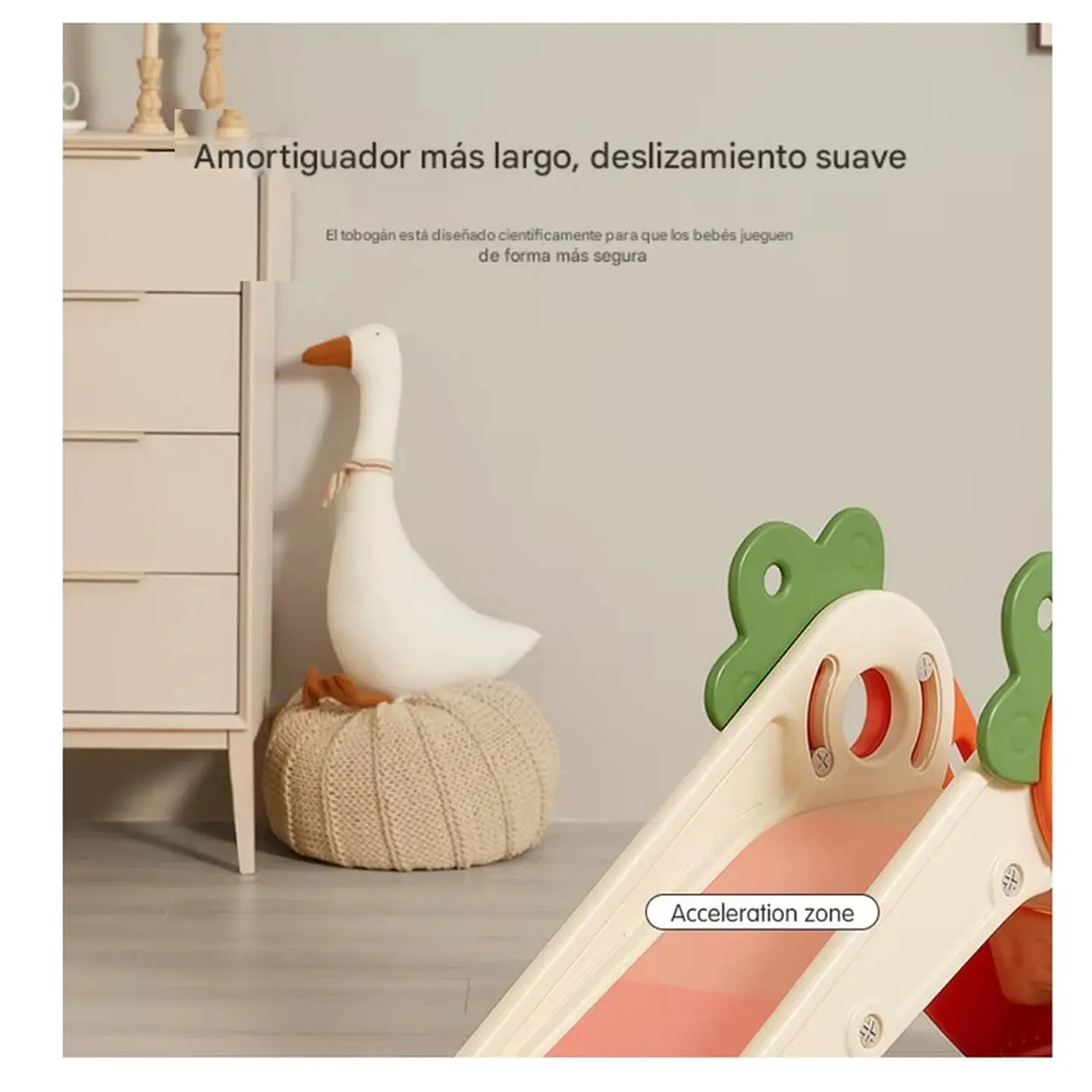 Resbalin Tobogan Plegable Plastico Exterior Interior Carrot 3