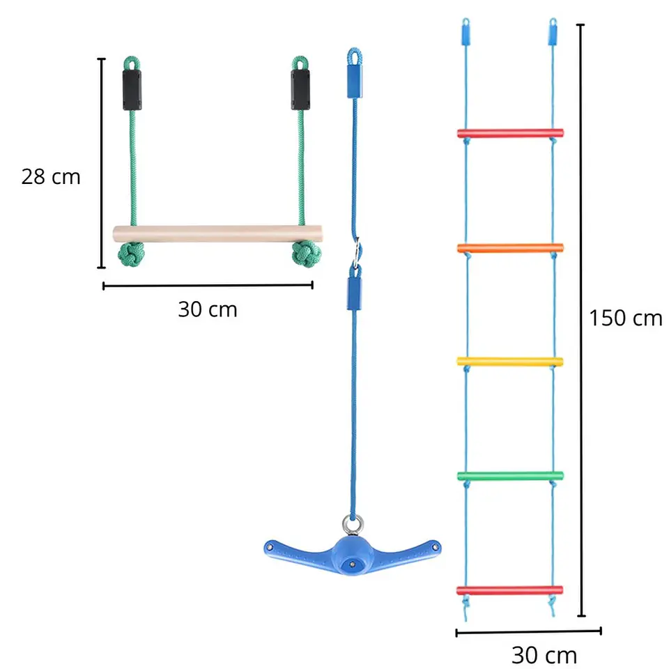 Juego Ninja Warrior Carrera 7 Obstaculos Slackline 6