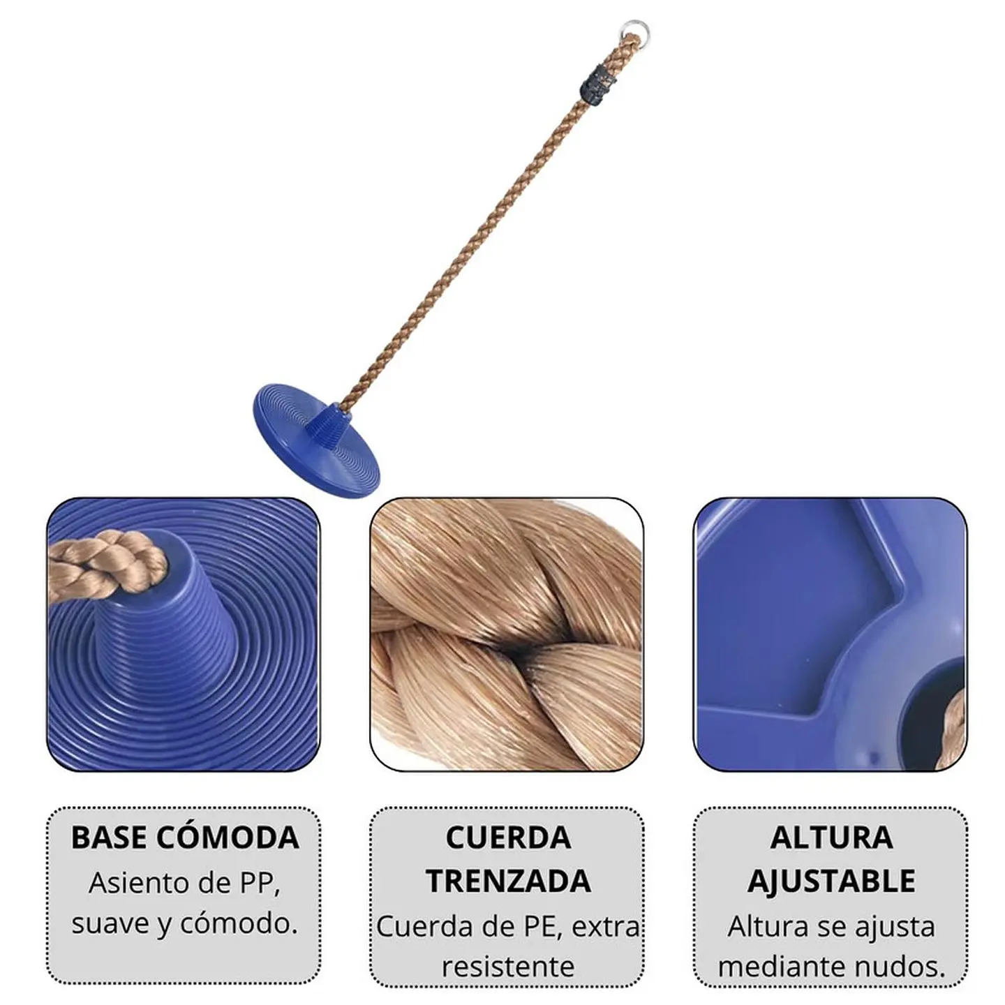 Tirolesa 30m Con Freno Juego Zipline Kit Tirolina Canopy 3