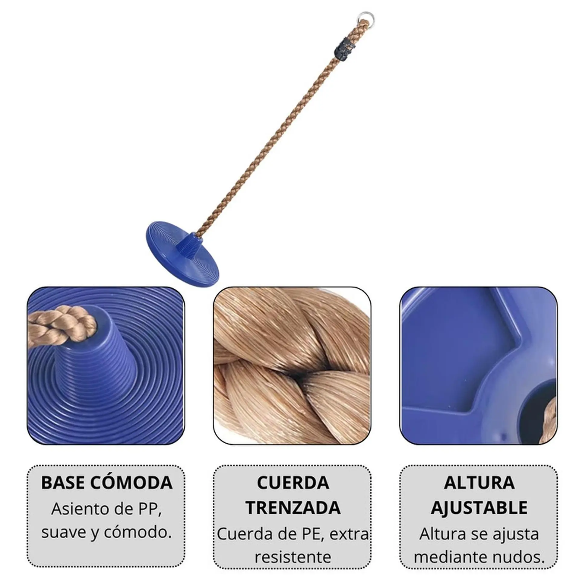 Tirolesa 30m Con Freno Juego Zipline Kit Tirolina Canopy 5