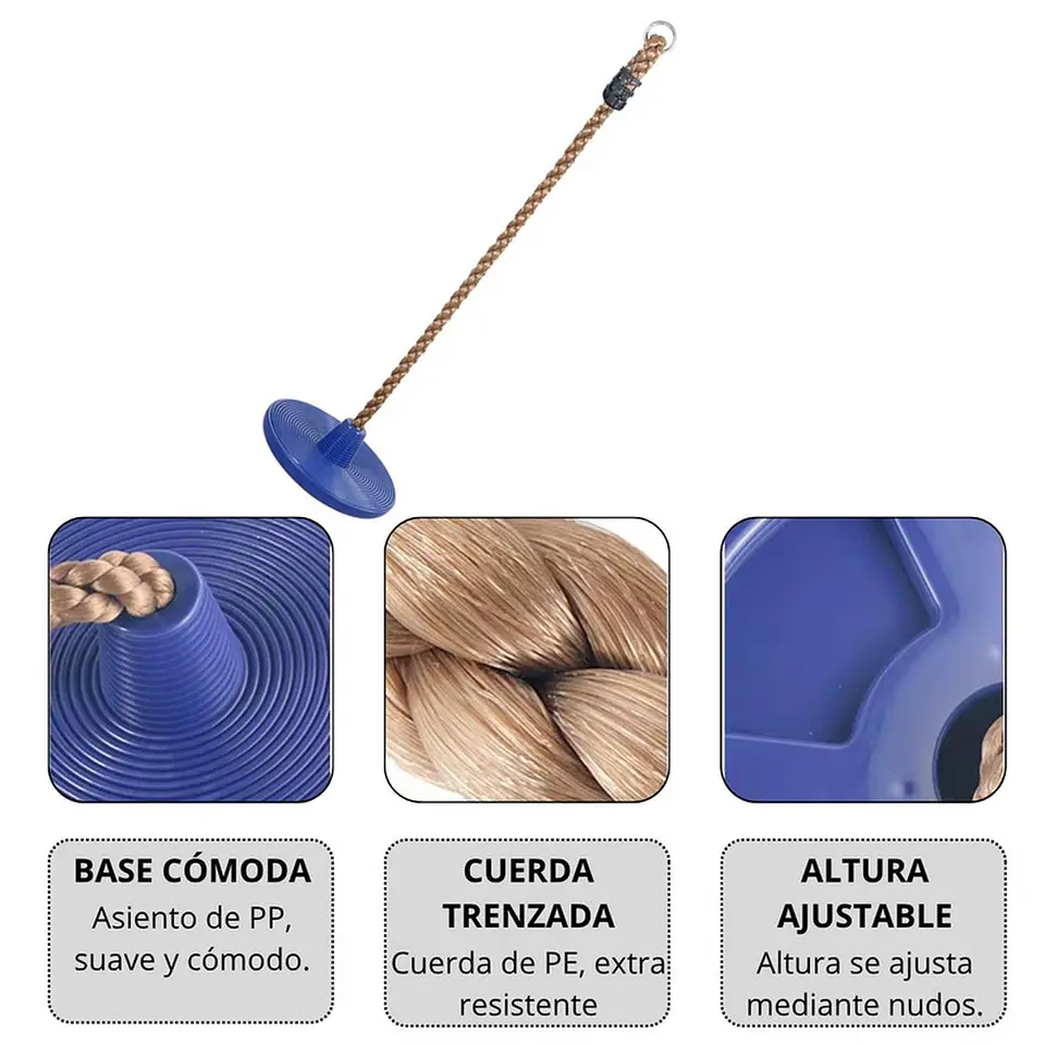 Tirolesa 30m Con Freno Juego Zipline Kit Tirolina Canopy 3