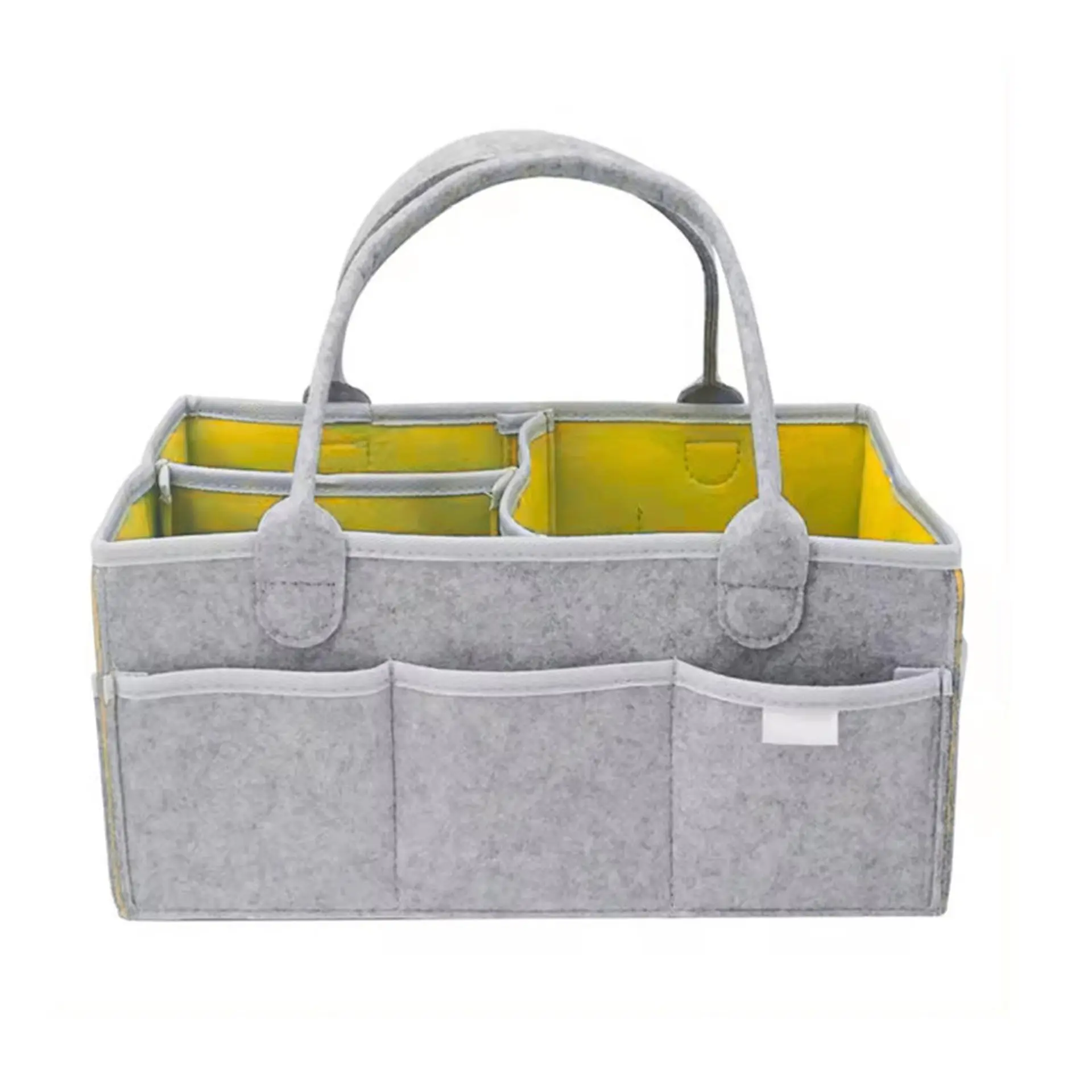 Organizador De Pañales Deluxe Para Mudador Amarillo 2