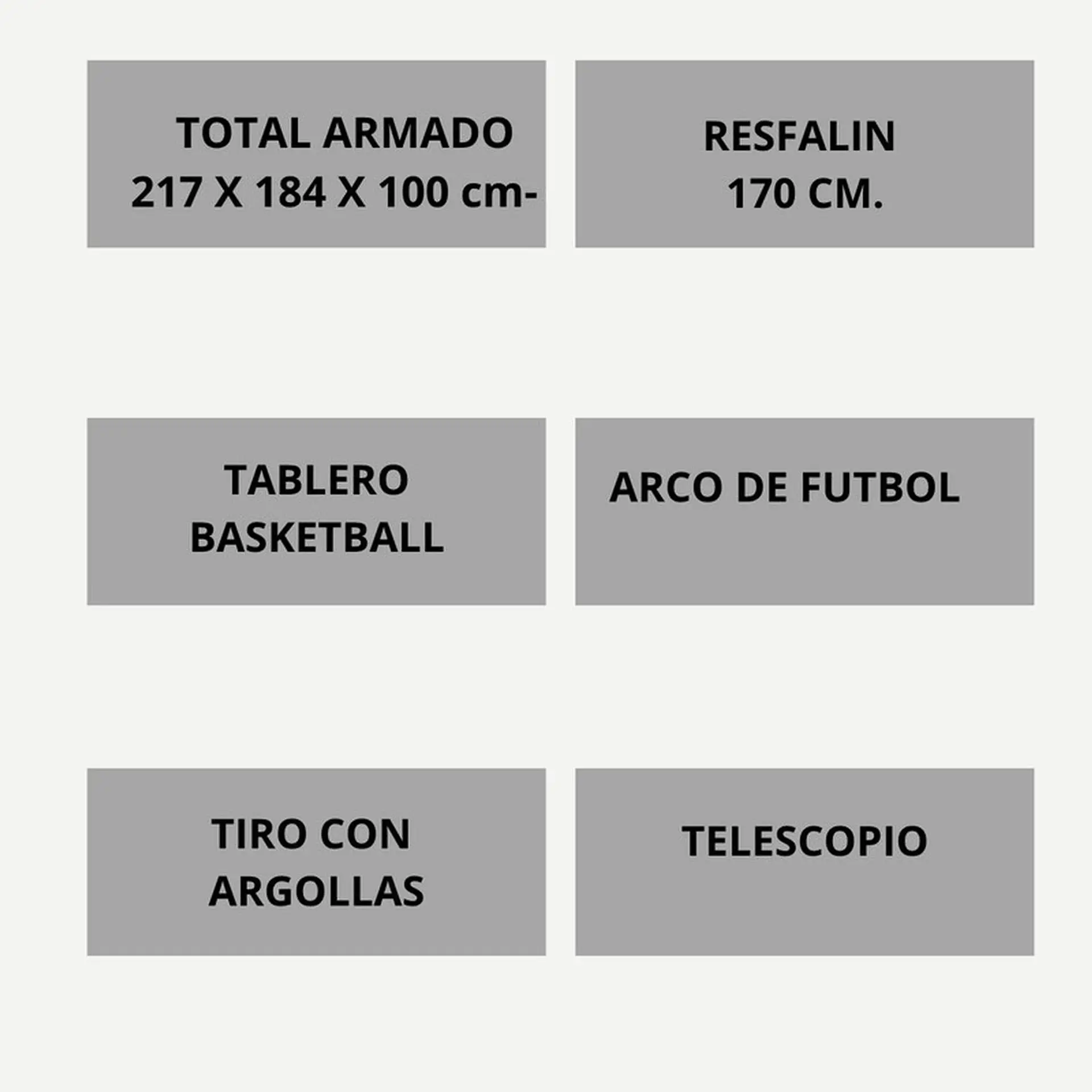 Juego Resbalin Tobogan Aro Basket Telescopio Rocket 4