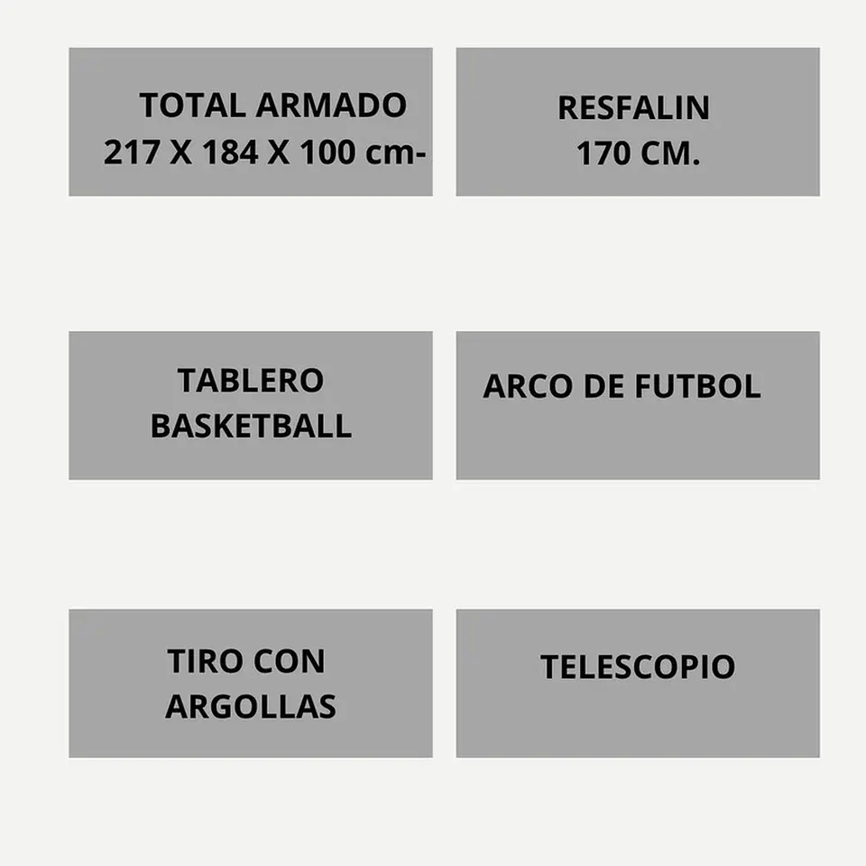 Juego Resbalin Tobogan Aro Basket Telescopio Rocket 4