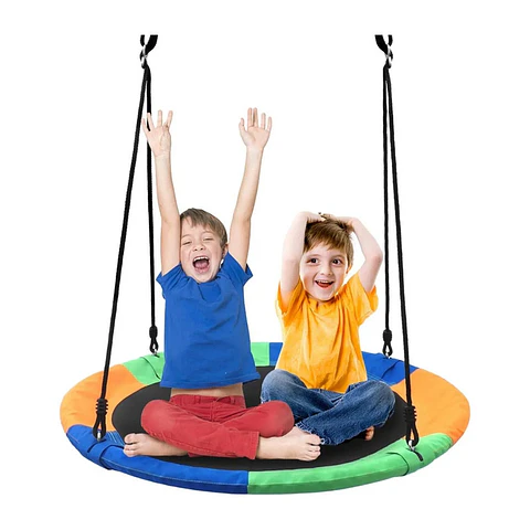 Columpio Redondo Patio Incluye Accesorios Silla Mecedora