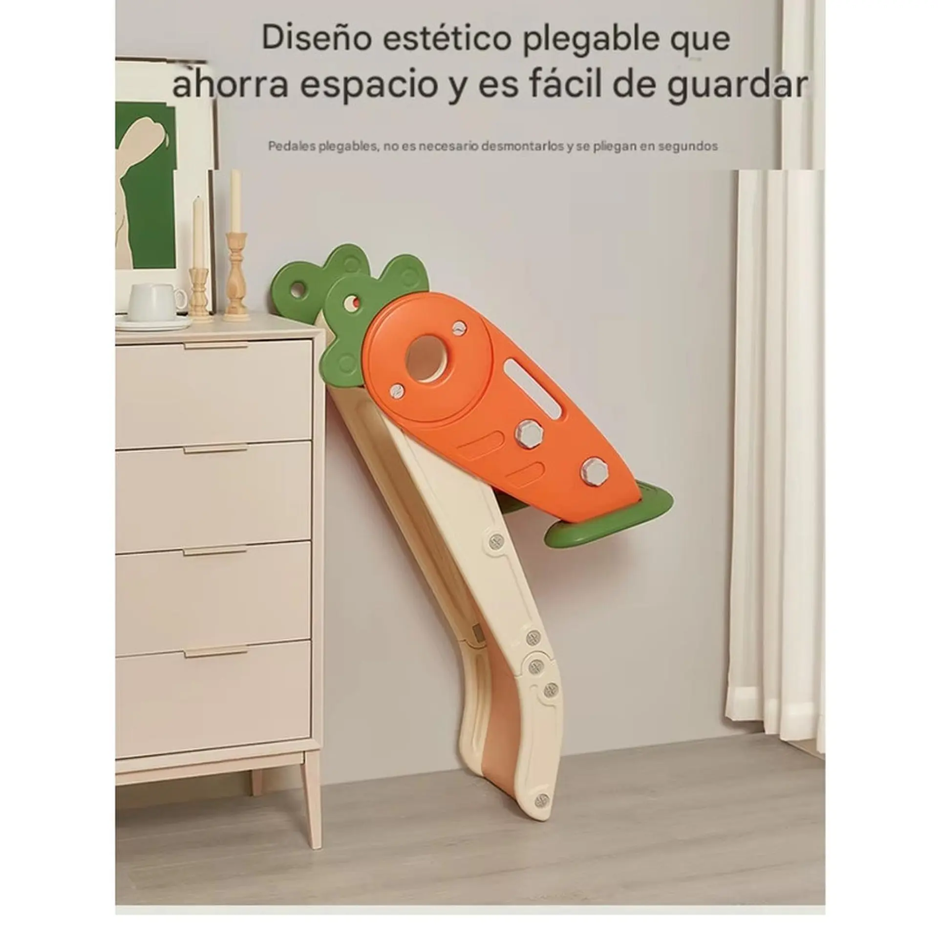 Resbalin Tobogan Plegable Plastico Exterior Interior Carrot 5