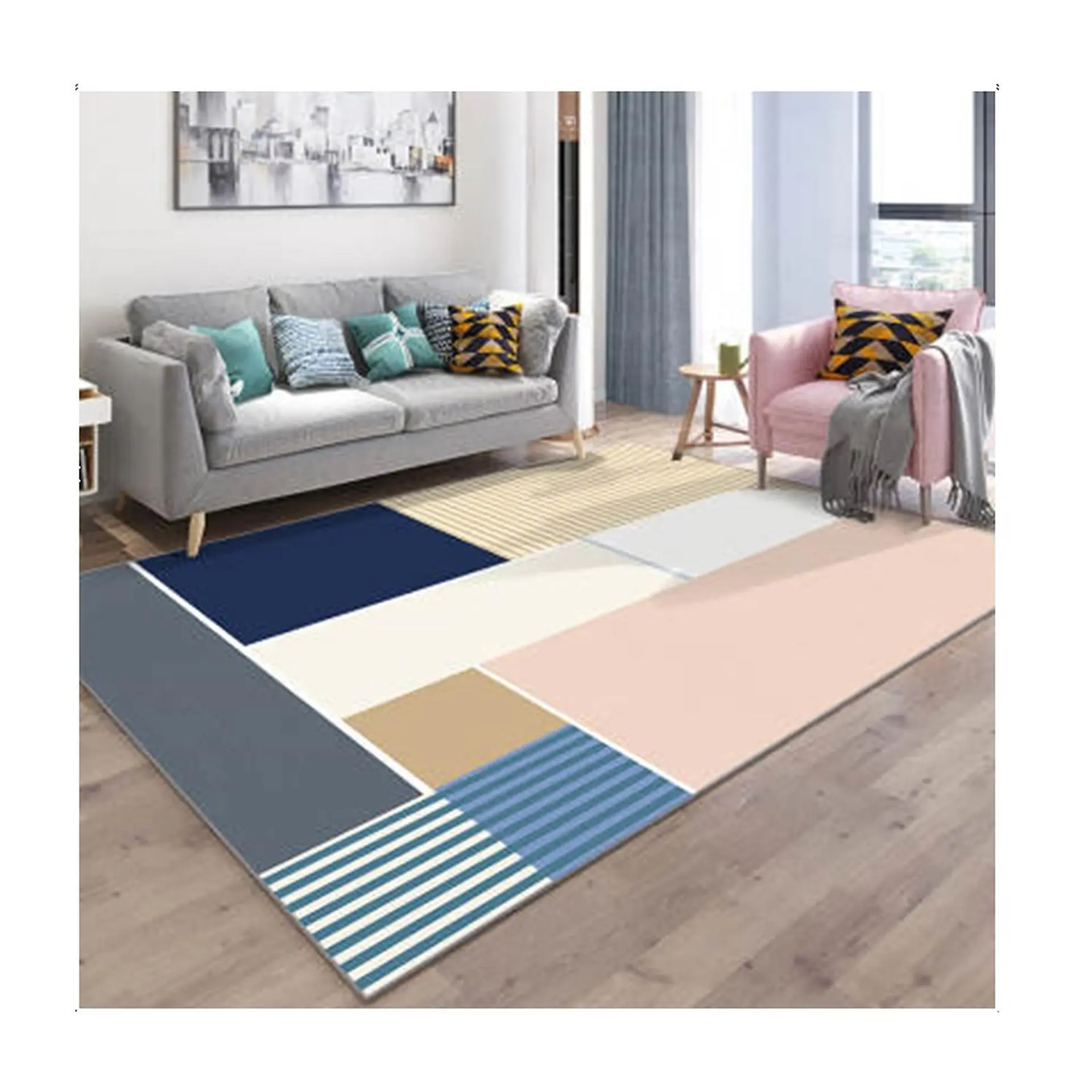 Alfombra Living Estampada 120X160 cm Genova 1