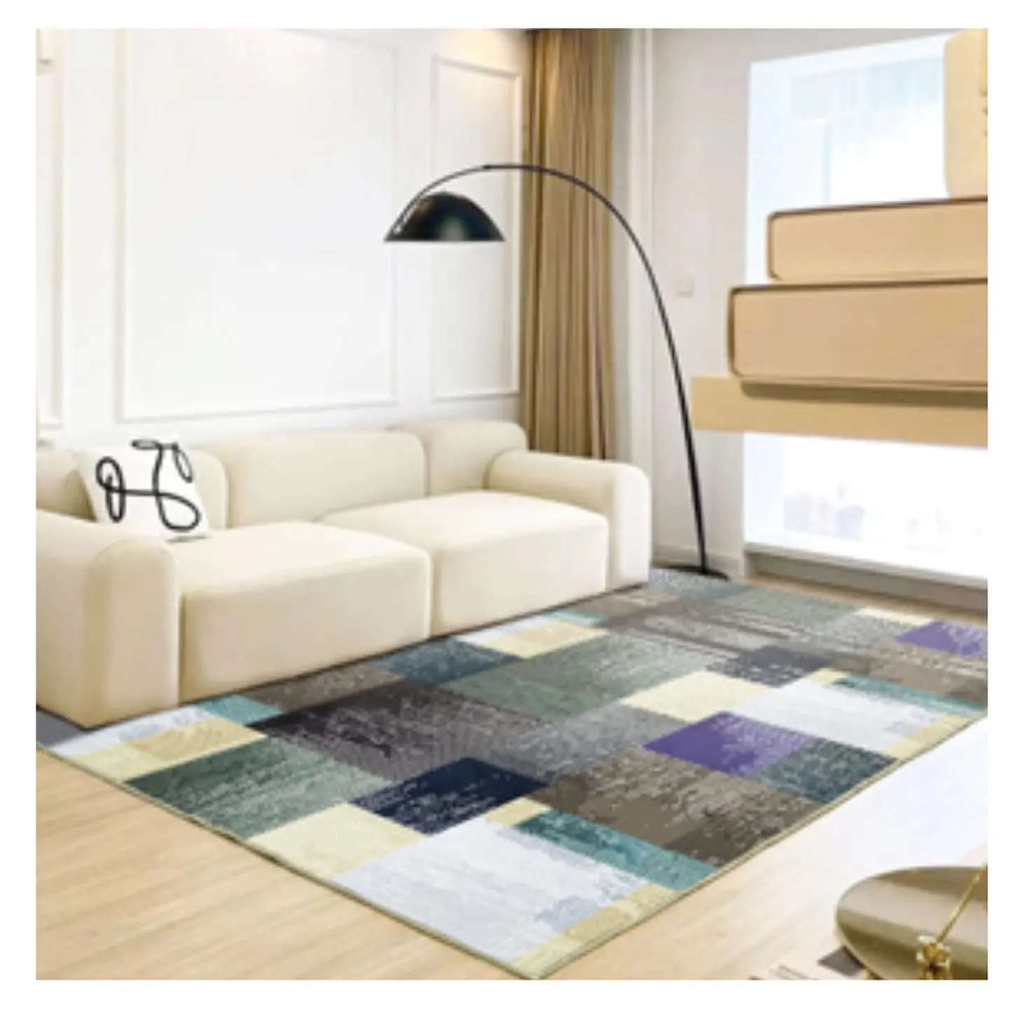 Alfombra Living Estampada 120X160 cm Lungo 1