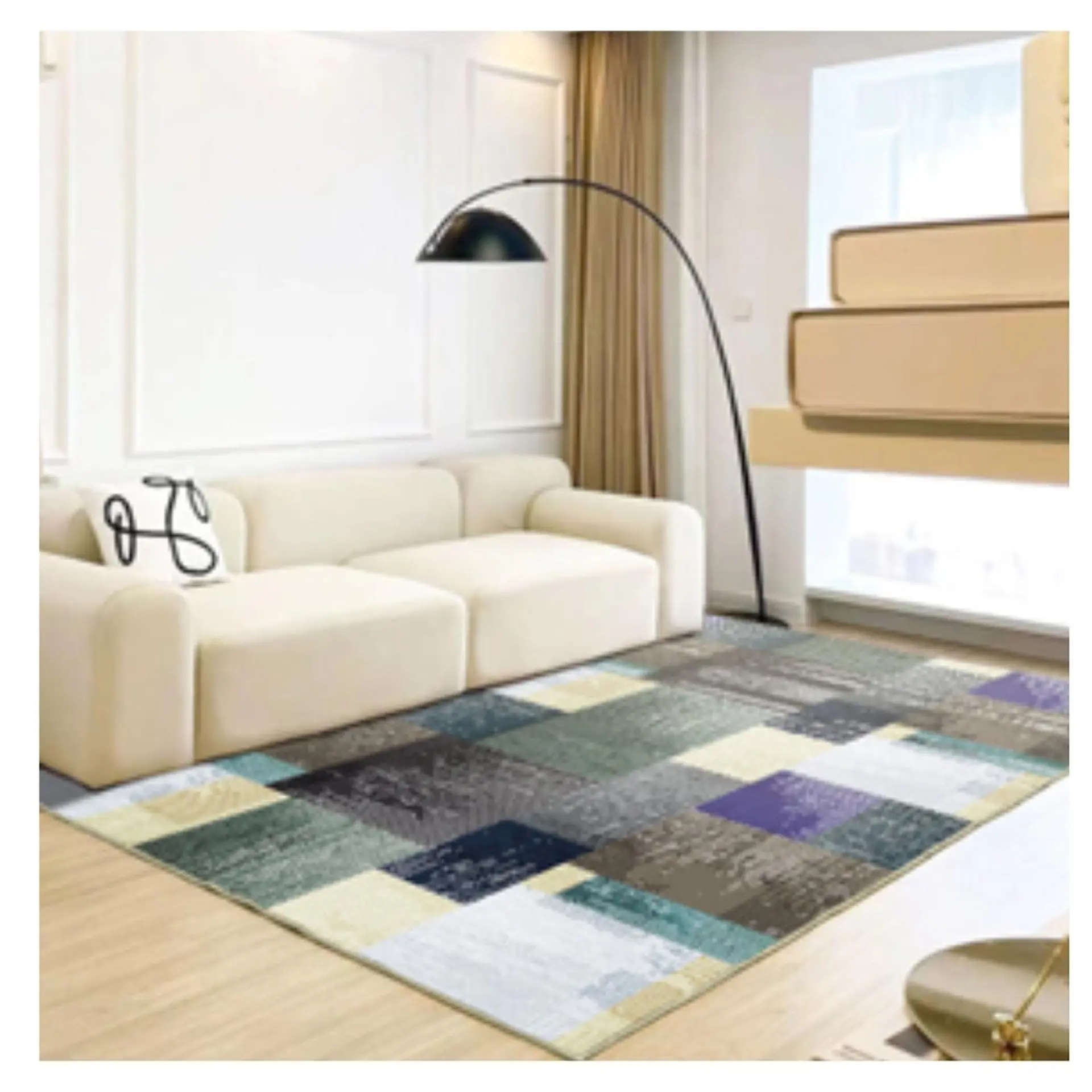 Alfombra Living Estampada 120X160 cm Lungo 1