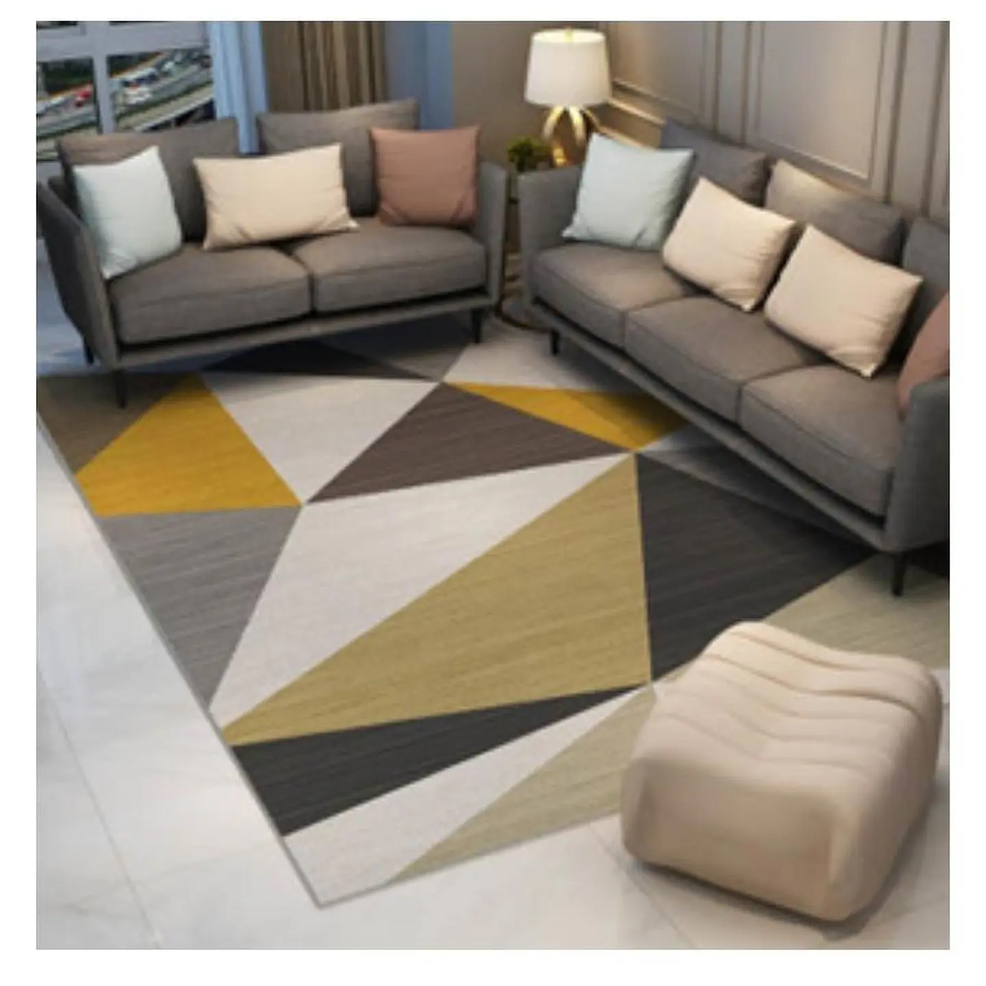 Alfombra Living Estampada 120X160 cm Mokka 1