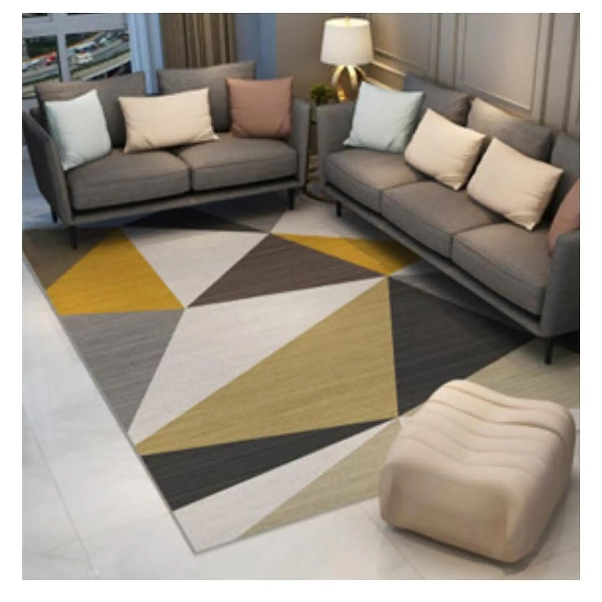 Alfombra Living Estampada 120X160 cm Mokka 1