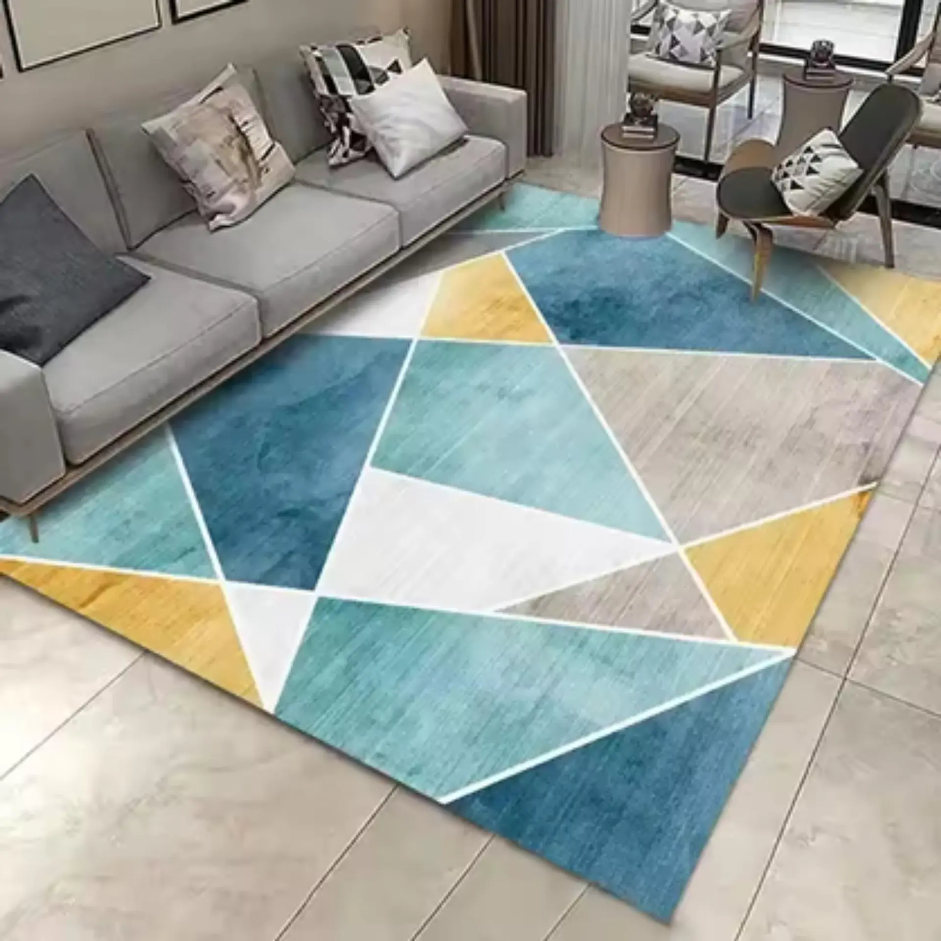 Alfombra Living Grande Estampada 150X200 cm Bandirma 2