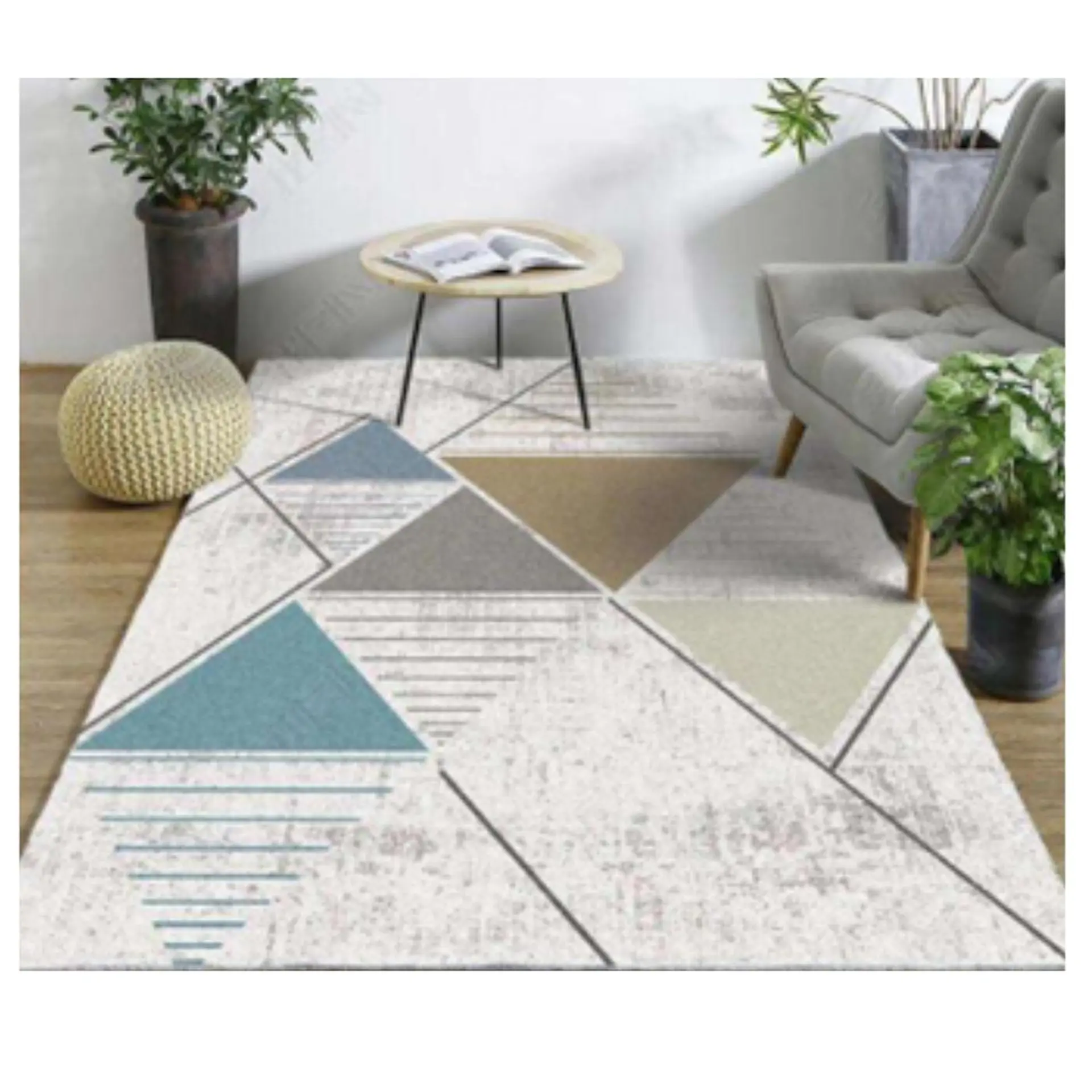 Alfombra Living Estampada 120X160 cm Niza 1