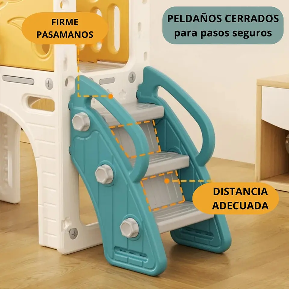 Juego Resbalin Tobogan Aro Basket Telescopio Rocket 6