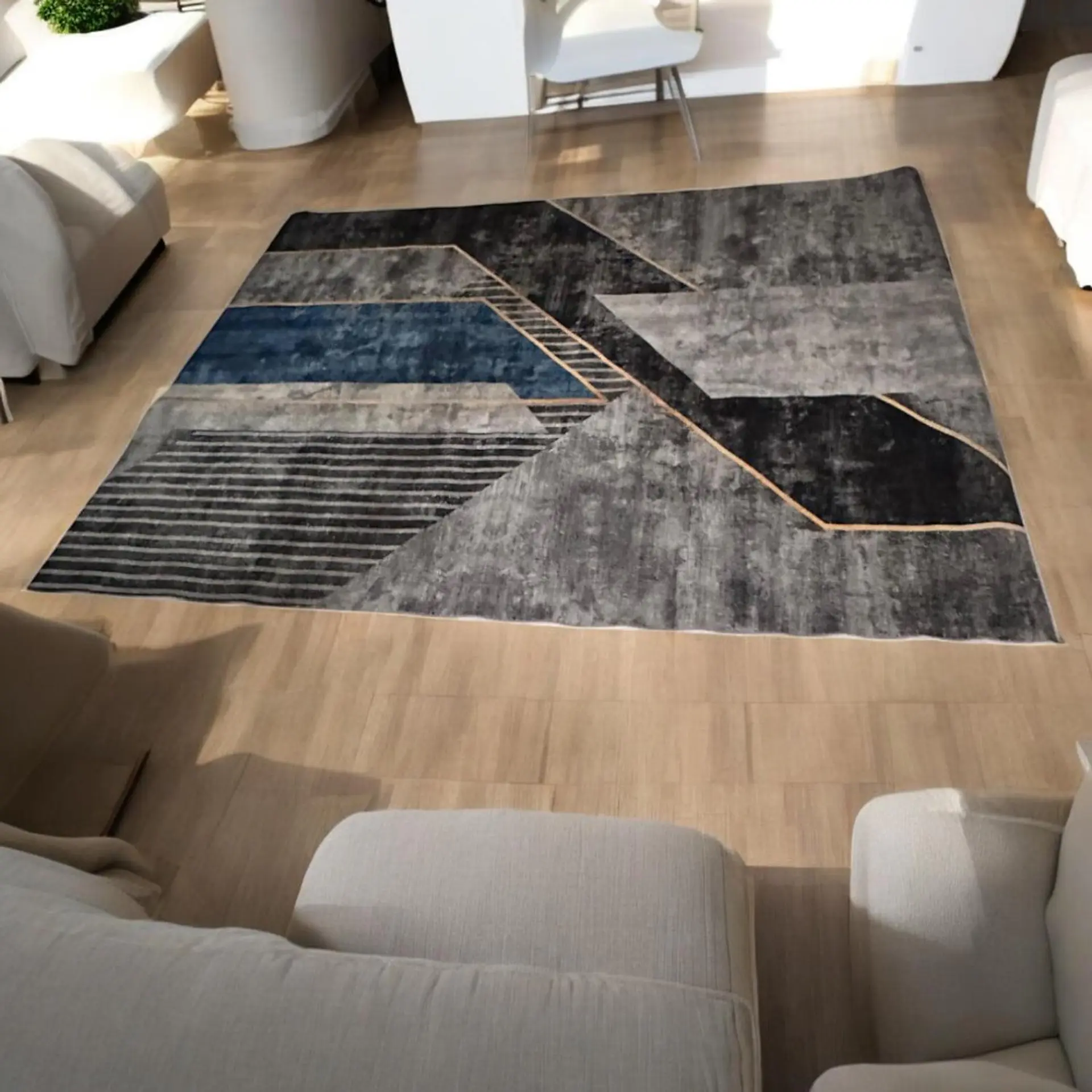 Alfombra Living Grande Estampada 150X200 cm Kululu 6