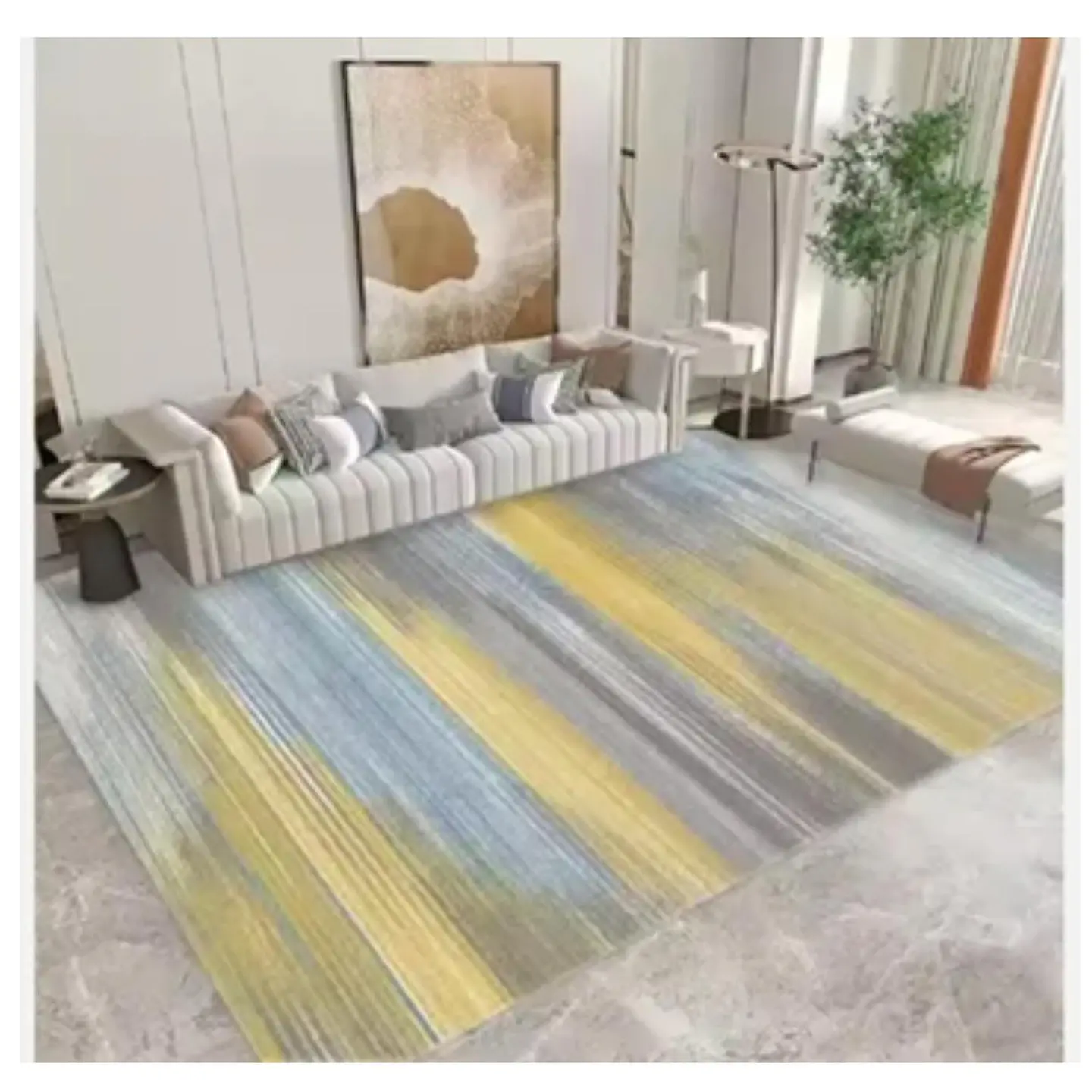 Alfombra Living Estampada 120X160 cm Brolo 1
