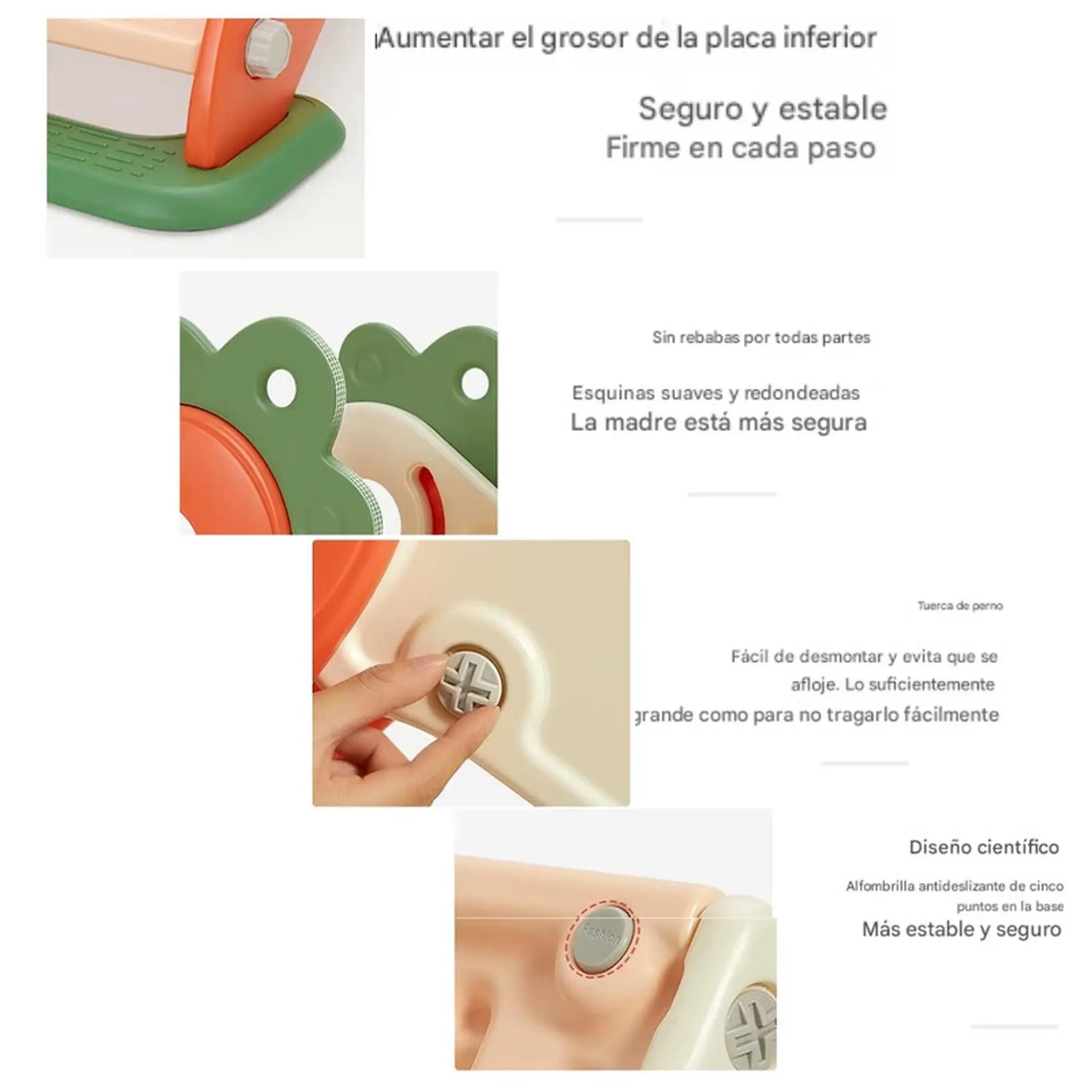 Resbalin Tobogan Plegable Plastico Exterior Interior Carrot 8