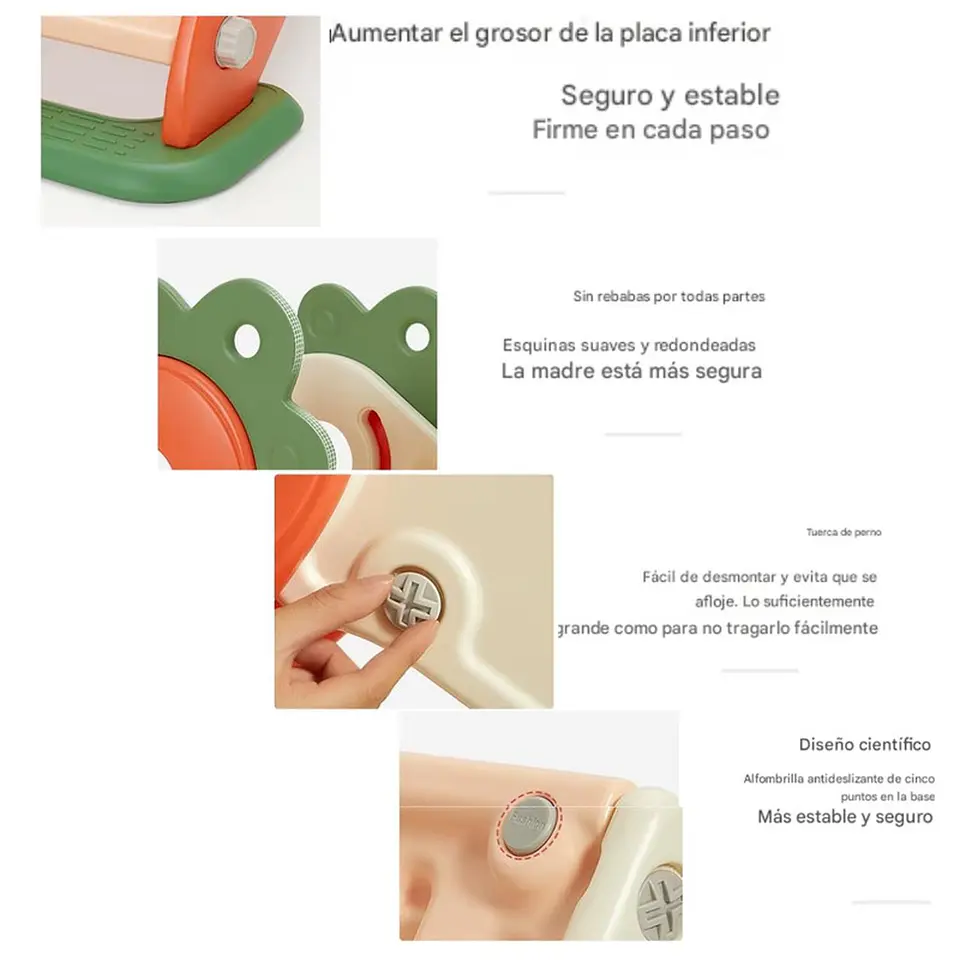 Resbalin Tobogan Plegable Plastico Exterior Interior Carrot 8