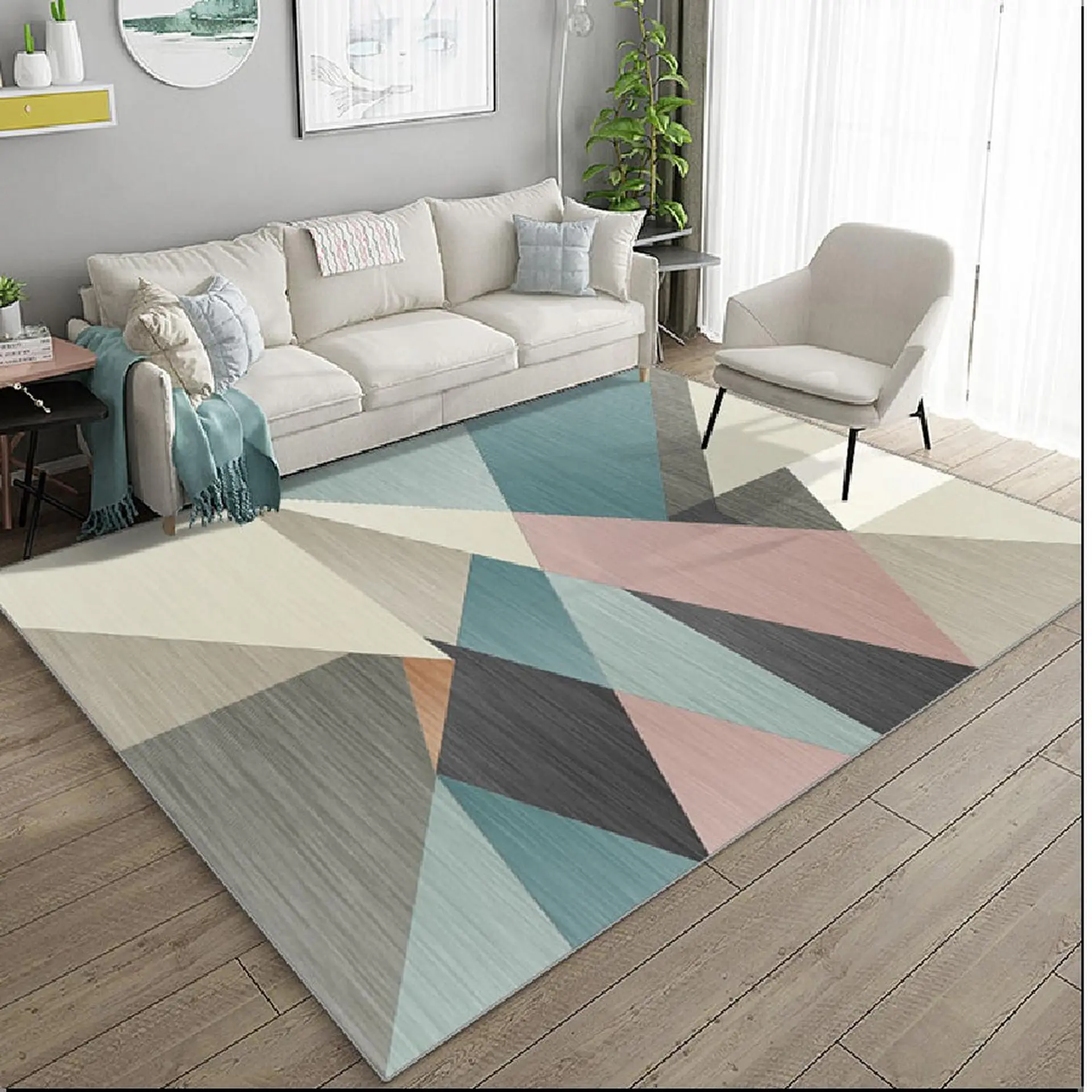 Alfombra Living Estampada 120X160 cm Piacenza 1