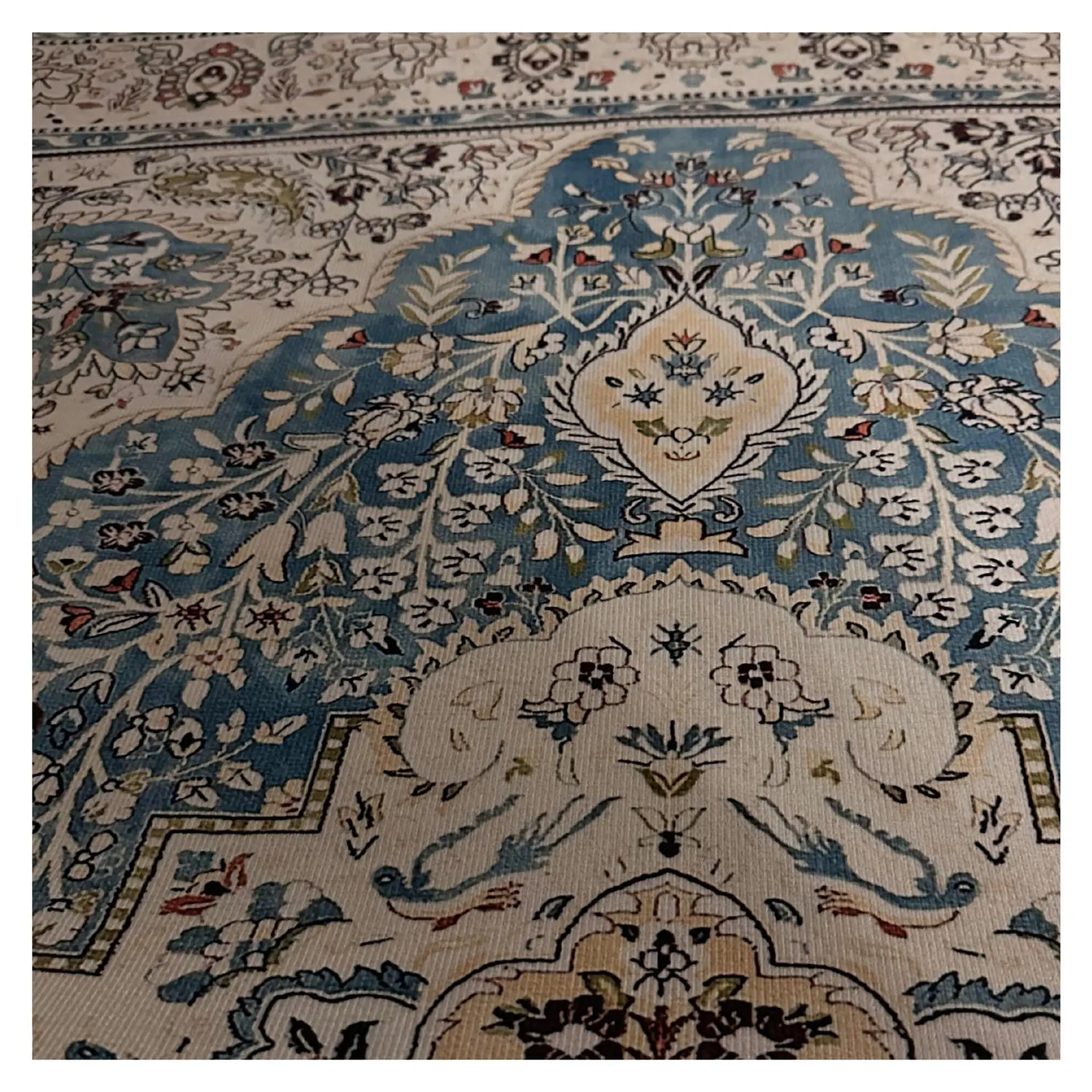 Alfombra Living Grande Estampada 150X200 cm Turquaz 6