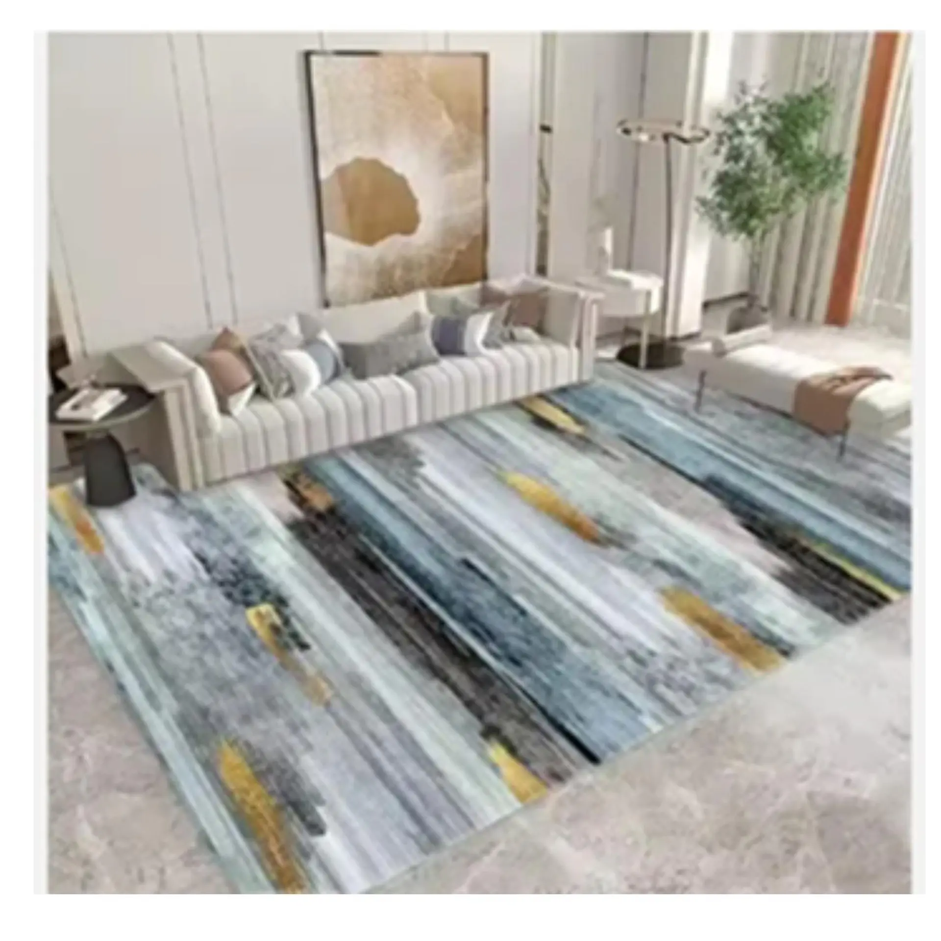 Alfombra Living Grande Estampada 150X200 cm Bosforo 1