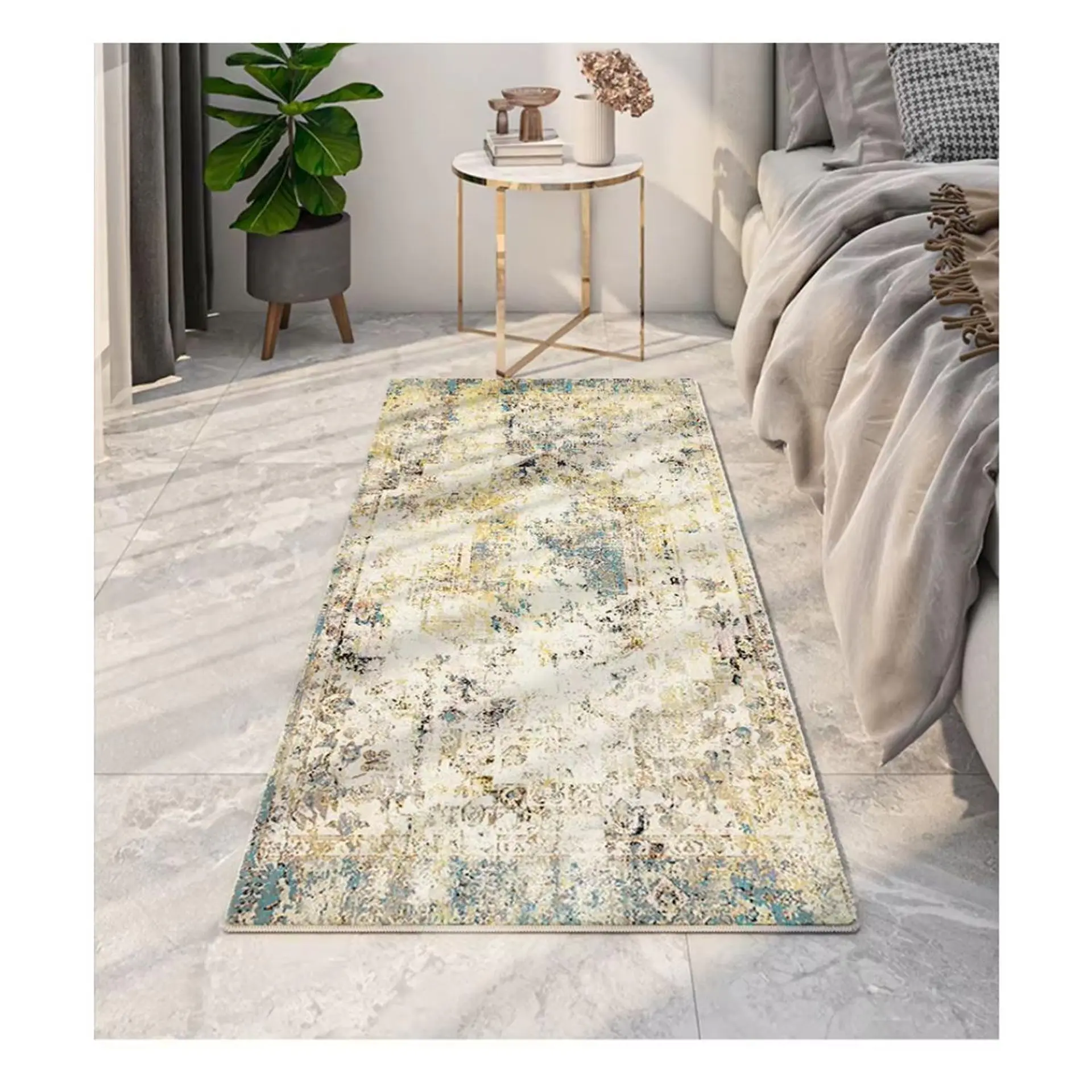 Alfombra Pasillo Estampada 60x260 cm Panteon 1