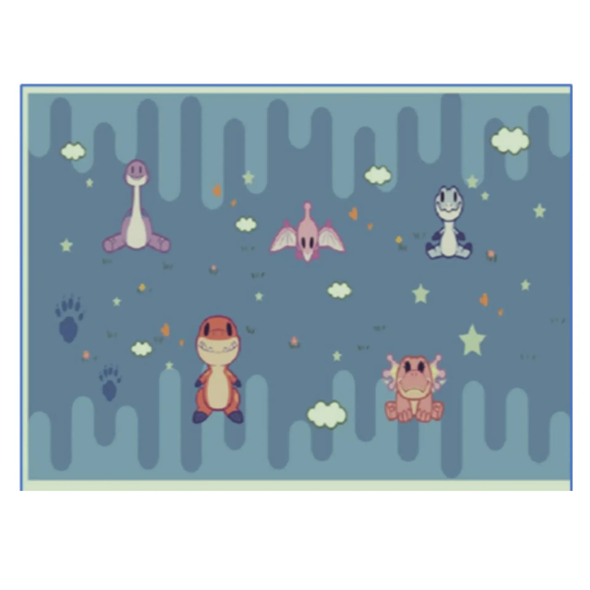 Alfombra Infantil Estampada 80x120 cm Amiguitos 2