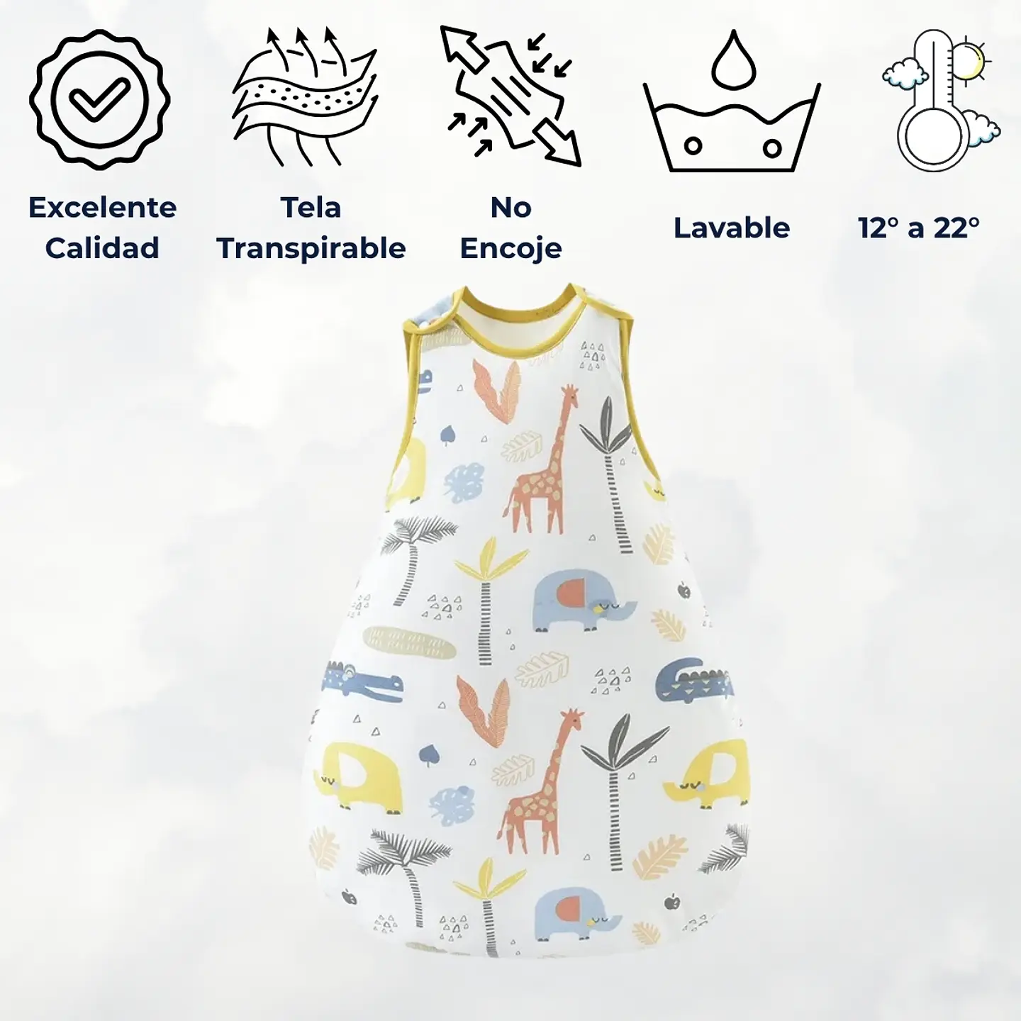 Saquito De Dormir Bebe Tog 1.5 Pijama Saco De Dormir 7
