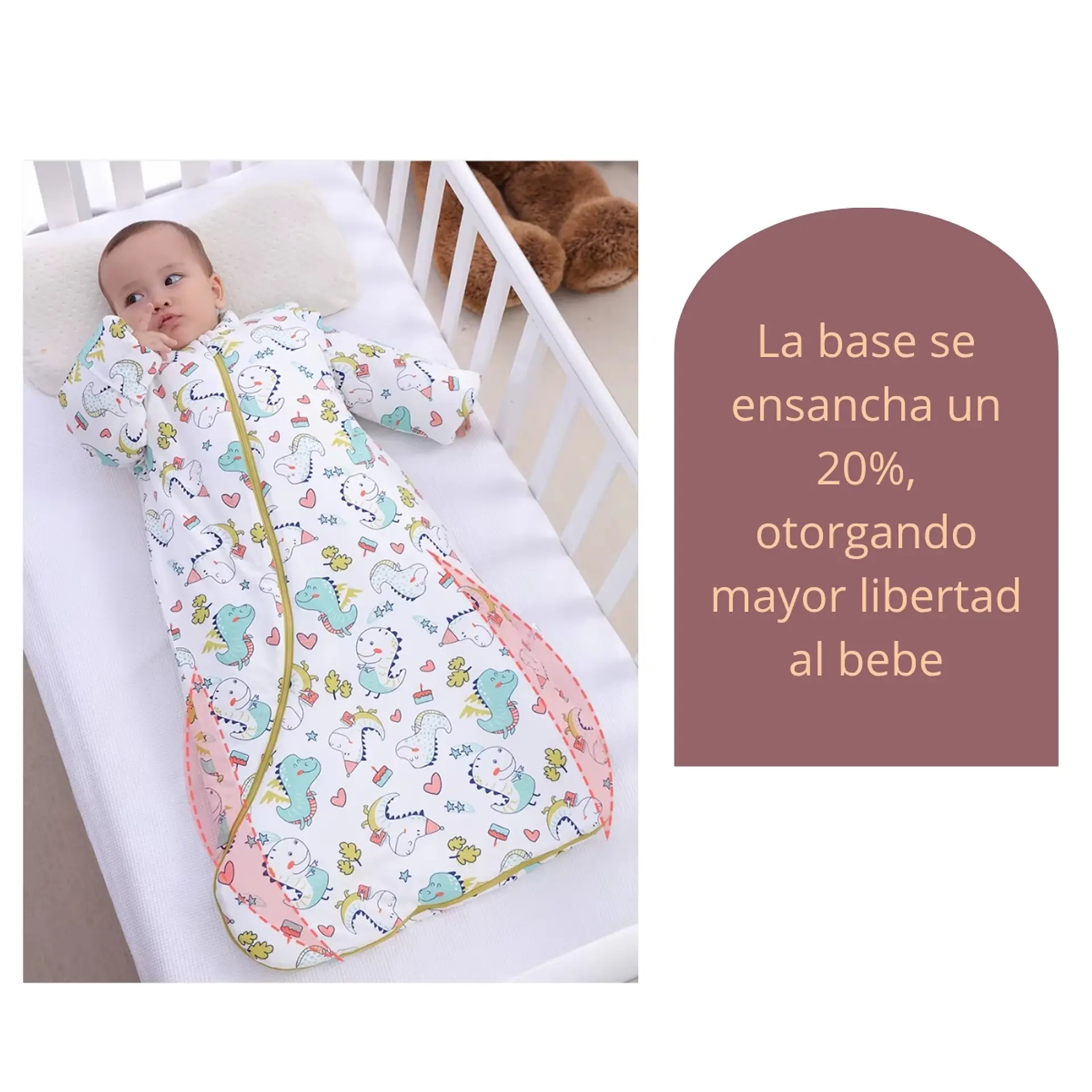 Saquito De Dormir Bebe Pijama Saco De Dormir Tog 2.5 8