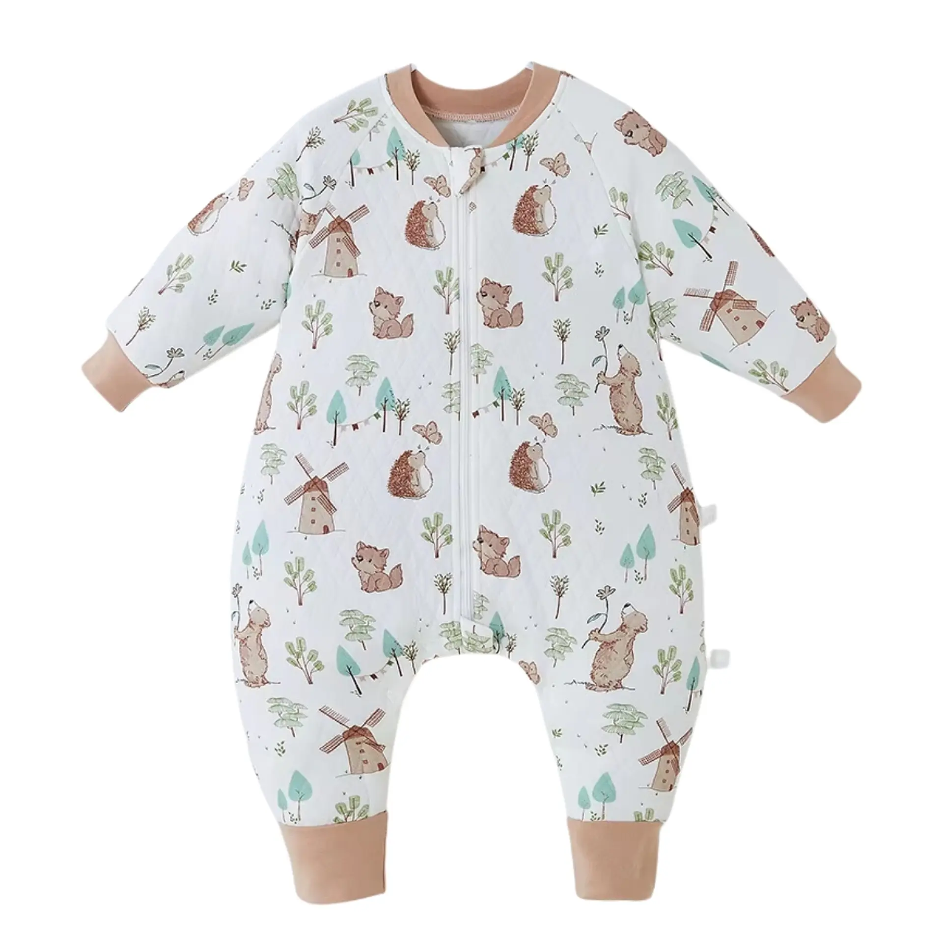 Saquito De Dormir Pijama Bebe Tog 1.5 Con Pie y Brazos 2