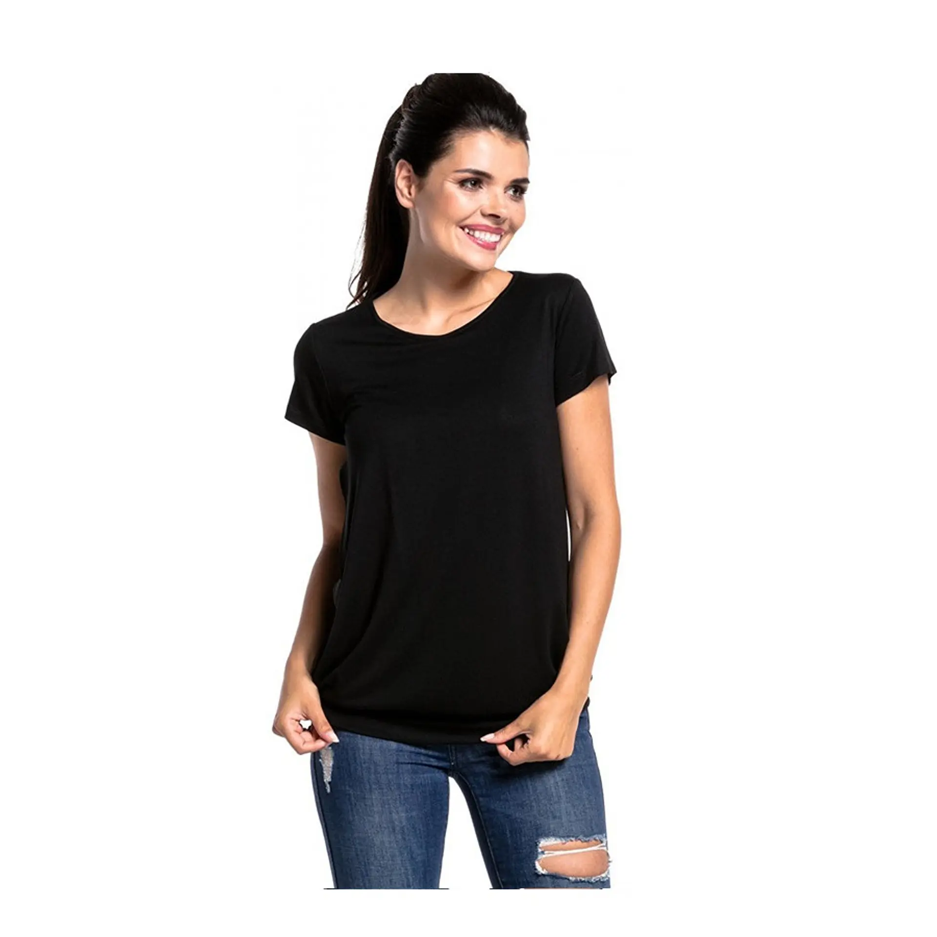 Polera Lactancia Maternidad Manga Corta Mave 8